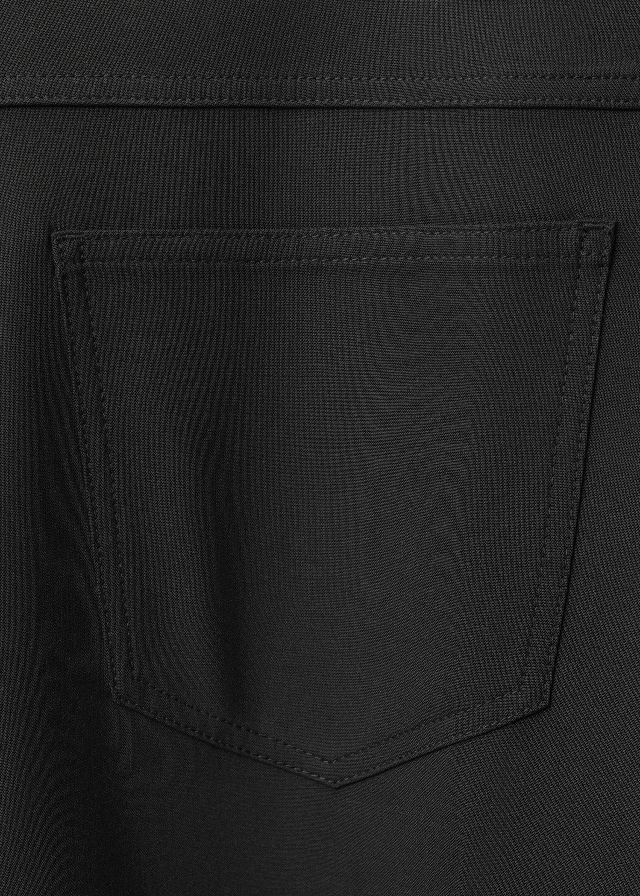 Kombinirane sportske hlače os mješavine vune - Detalji artikla 0, Crna. Ref: 87074423-00.