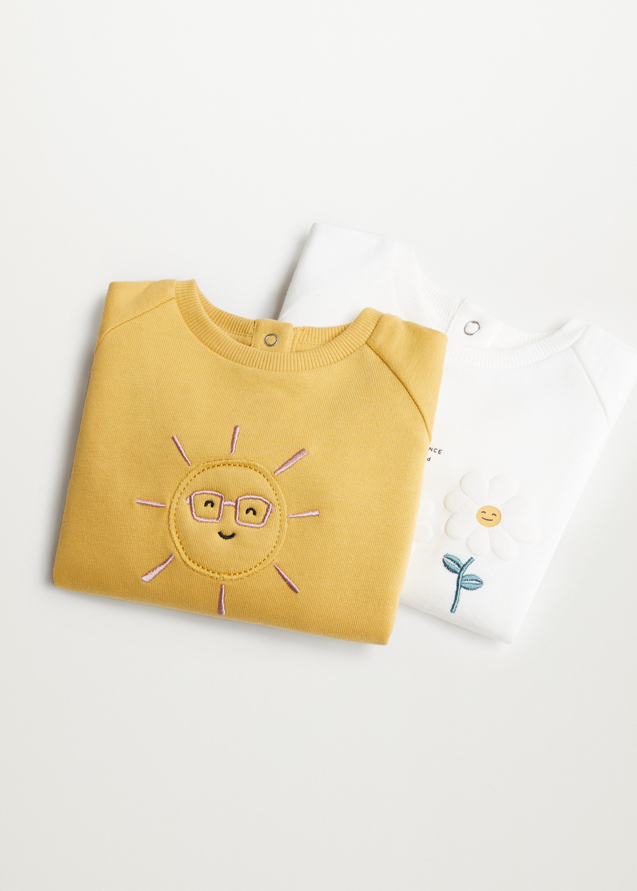 Pack de 2 sudaderas bordadas de algodón orgánico - Detalle del artículo 7