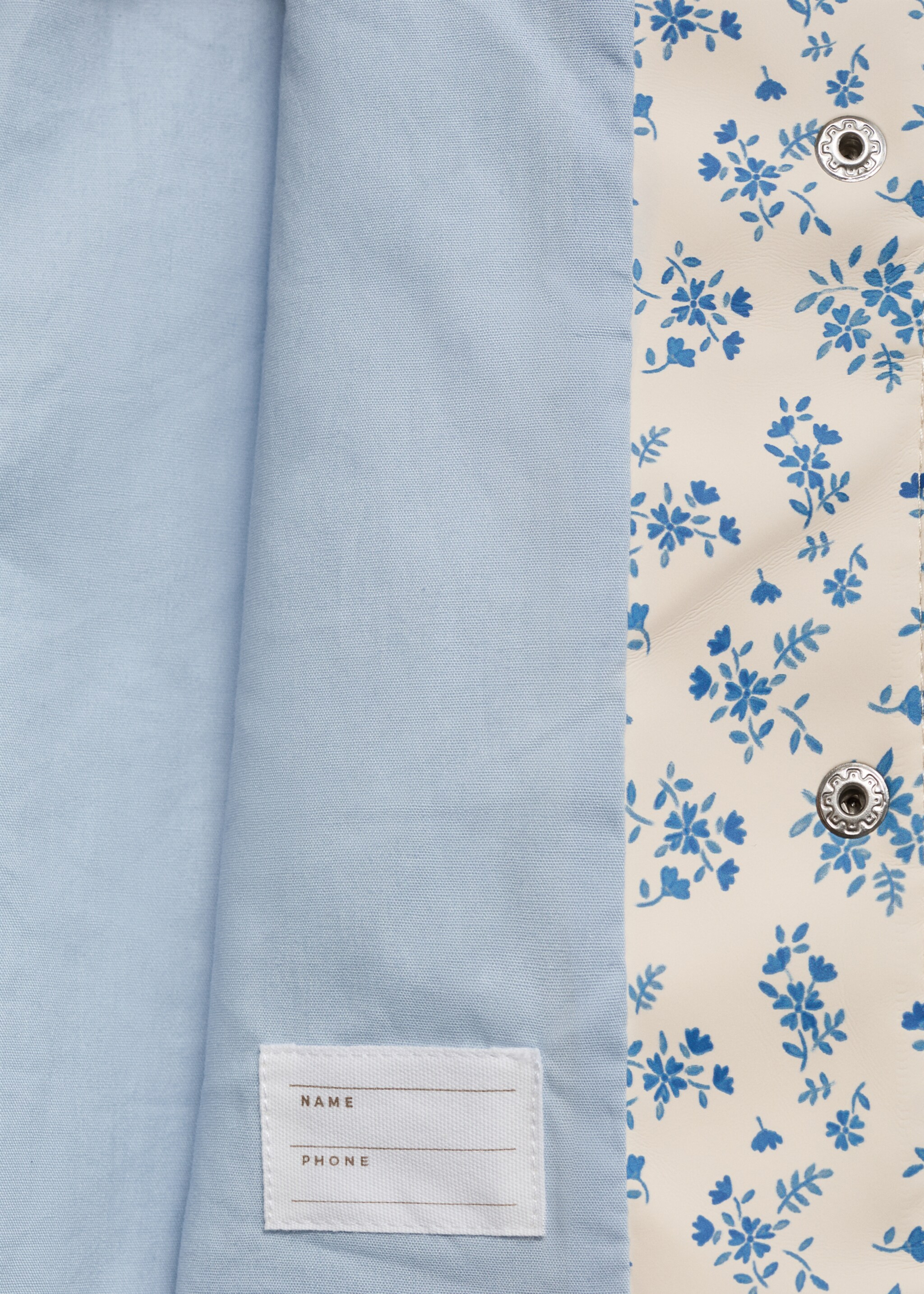 Hooded water-repellent parka - Details of the article 0, Off White. Ref: 87074780-00.