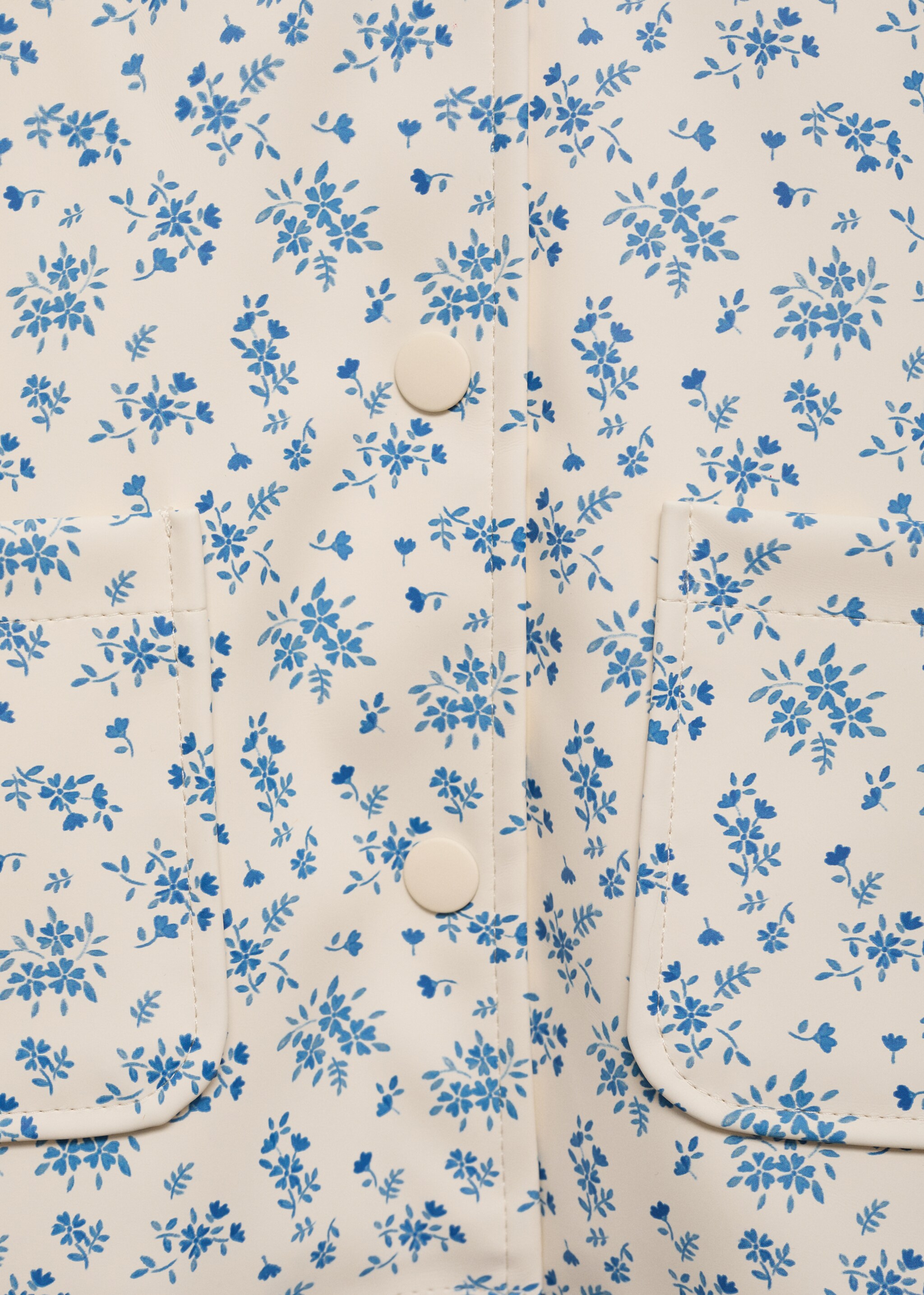 Hooded water-repellent parka - Details of the article 8, Off White. Ref: 87074780-00.