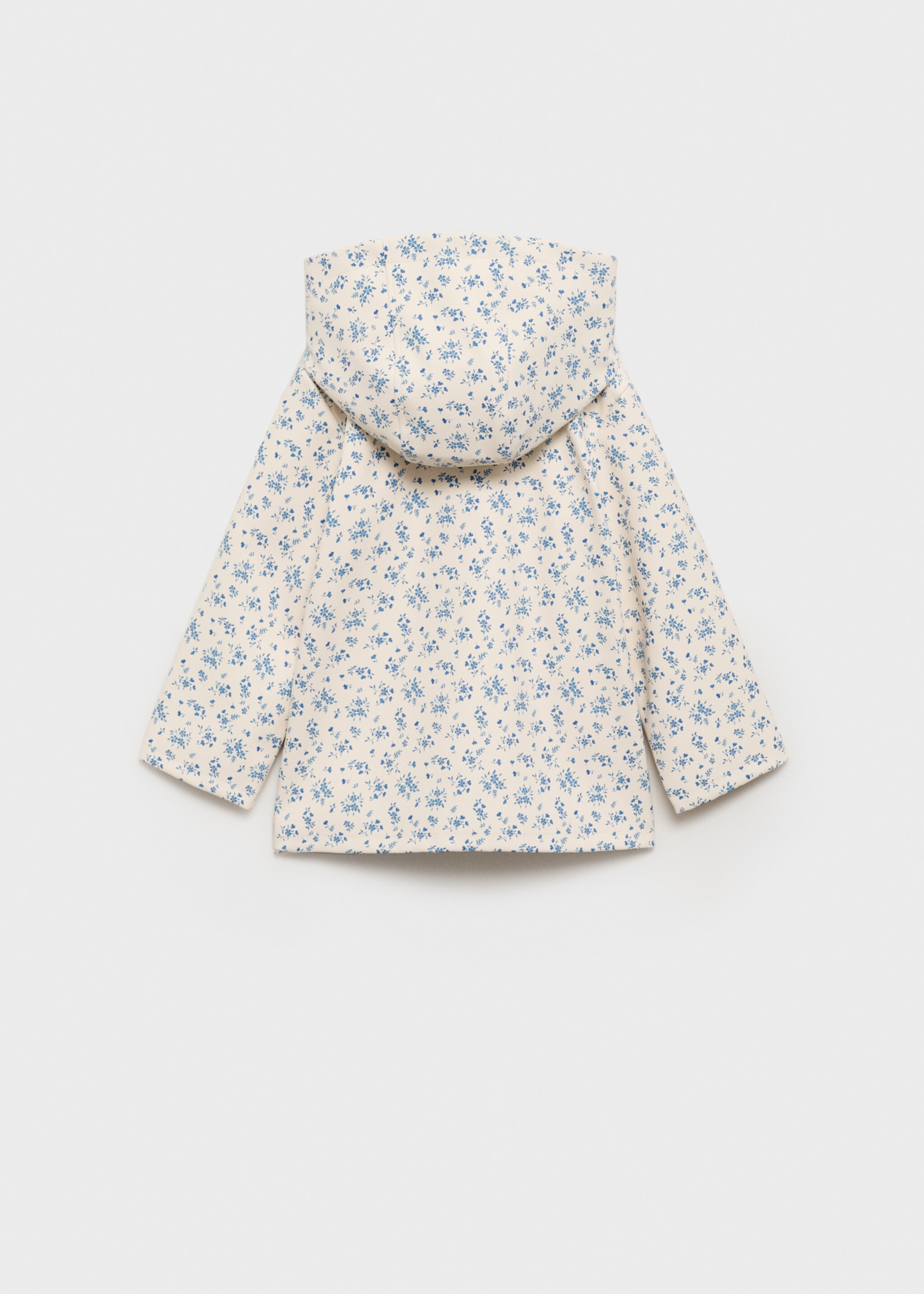 Hooded water-repellent parka - Reverse of the article, Off White. Ref: 87074780-00.