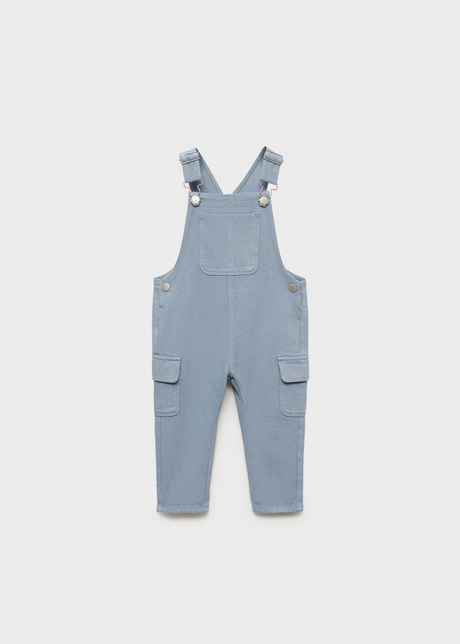 Long denim overalls with pocket - Article without model