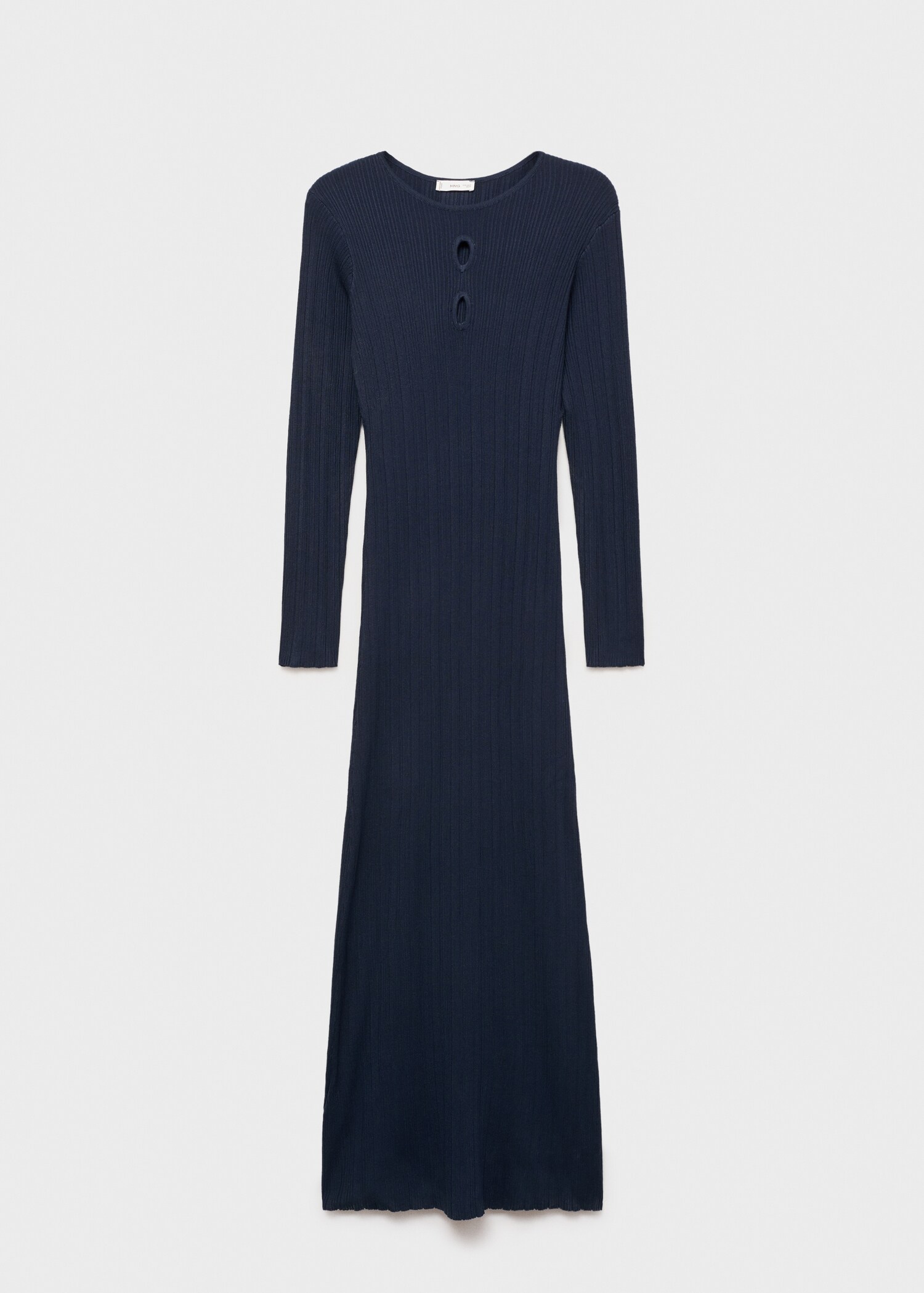 Ribbed long dress - Article without model