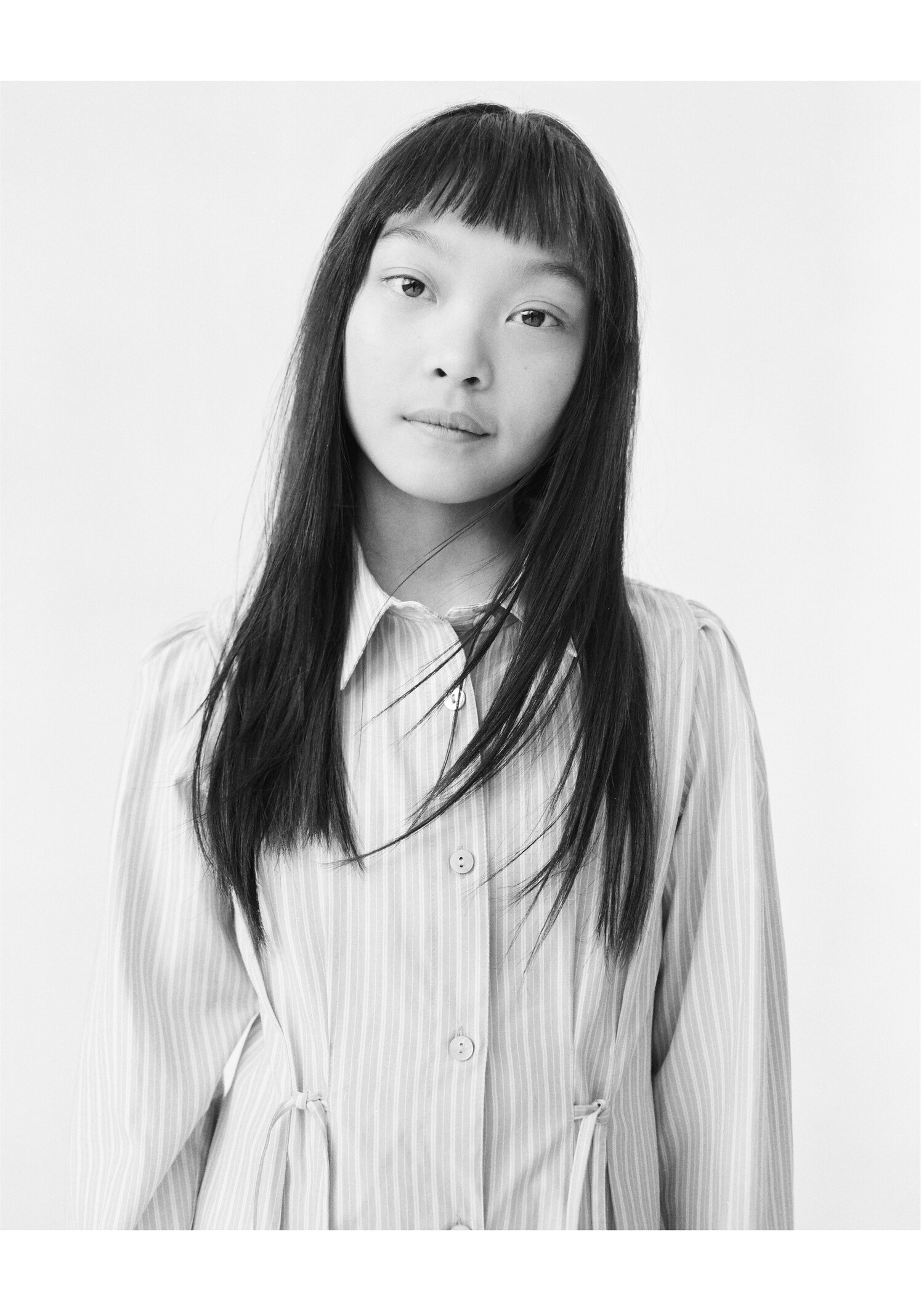 Gestreepte overhemdjurk - Detail van het artikel 5