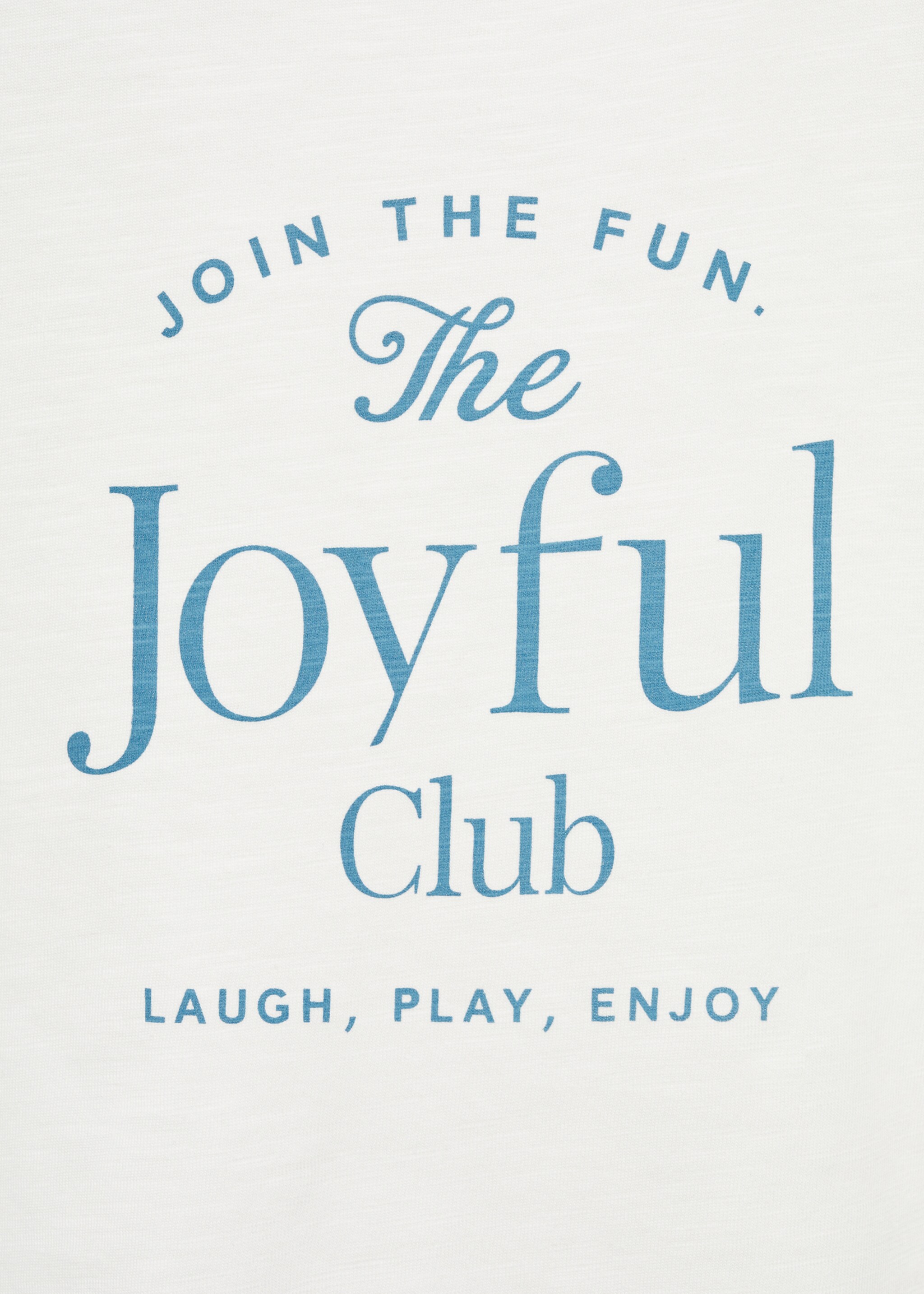 Camiseta estampada volantes - Detalle del artículo 8, Blanco roto. Ref: 87074792-00.