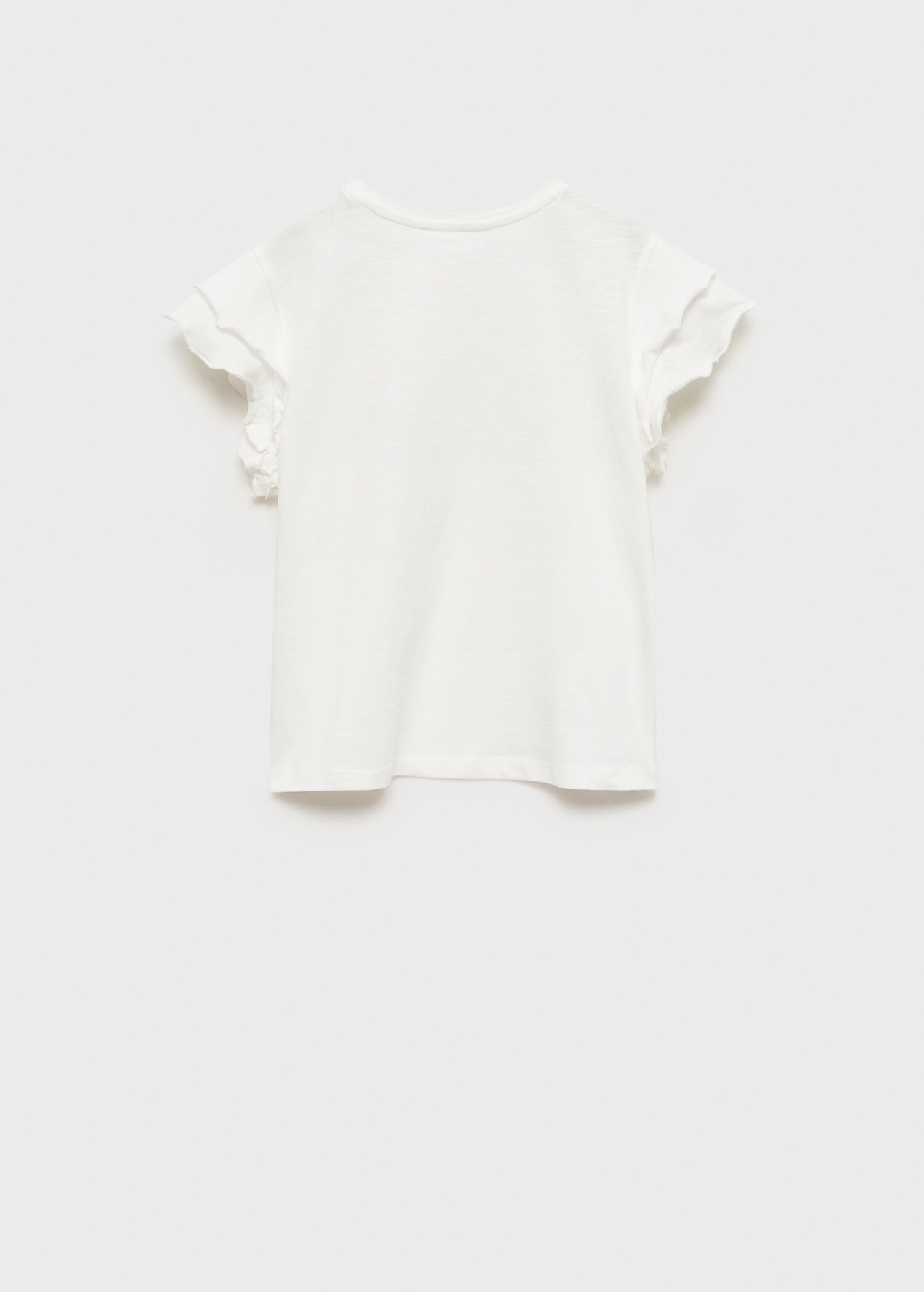 Camiseta estampada volantes - Reverso del artículo