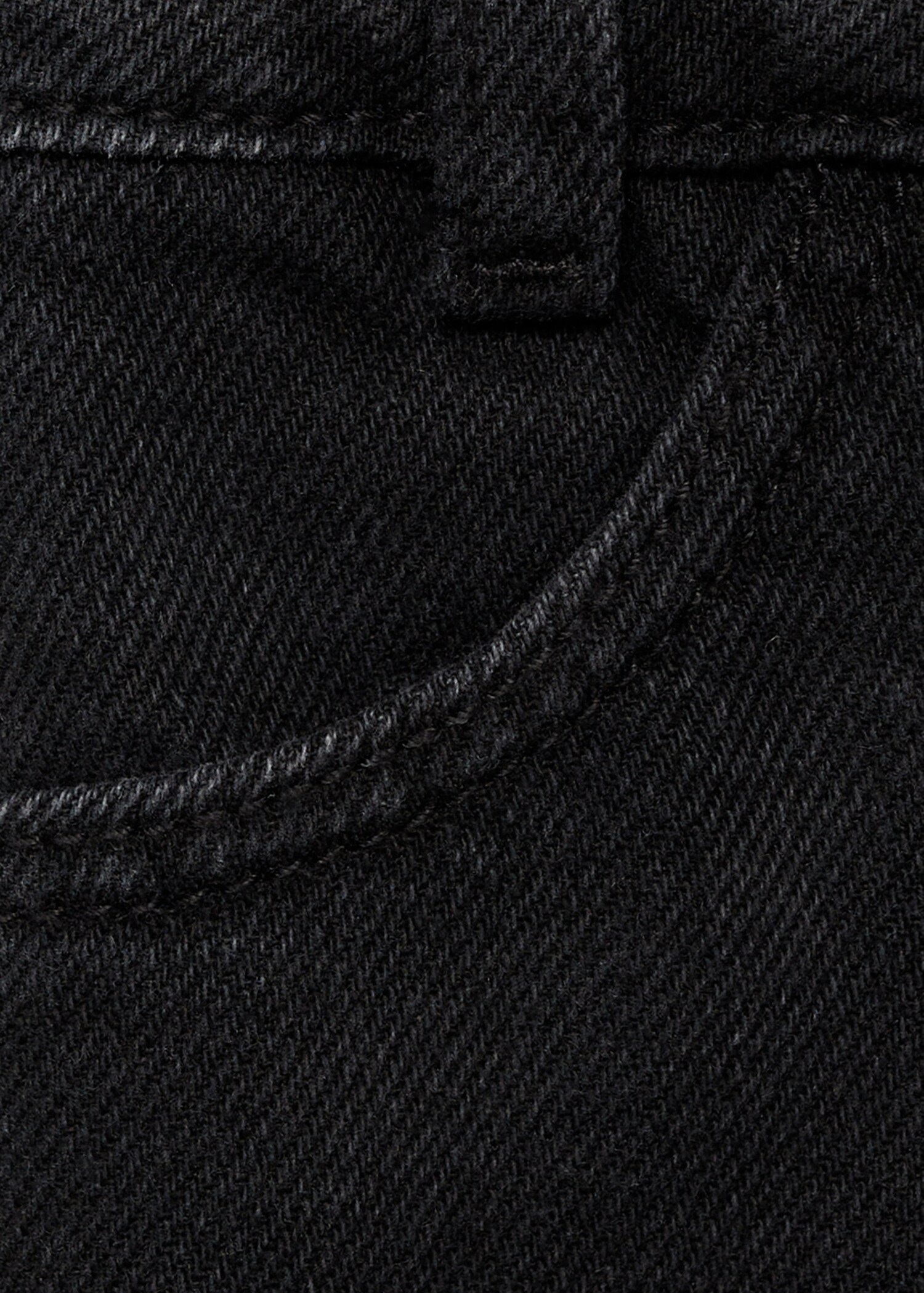 Wrapped denim skort - Details of the article 0