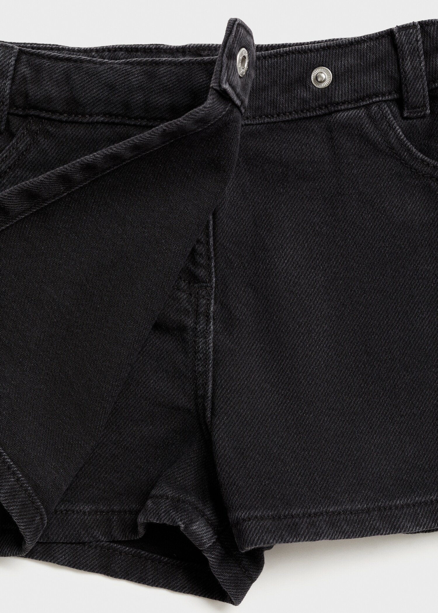Wrapped denim skort - Details of the article 8