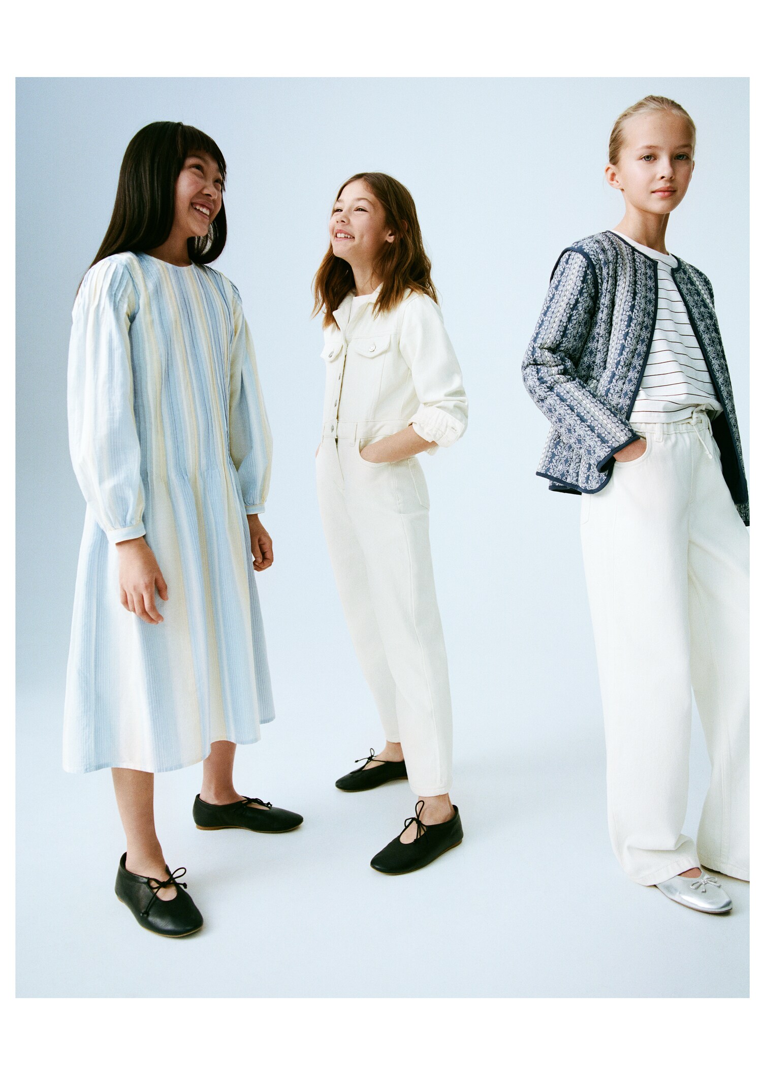 Striped gathered dress - Details of the article 5