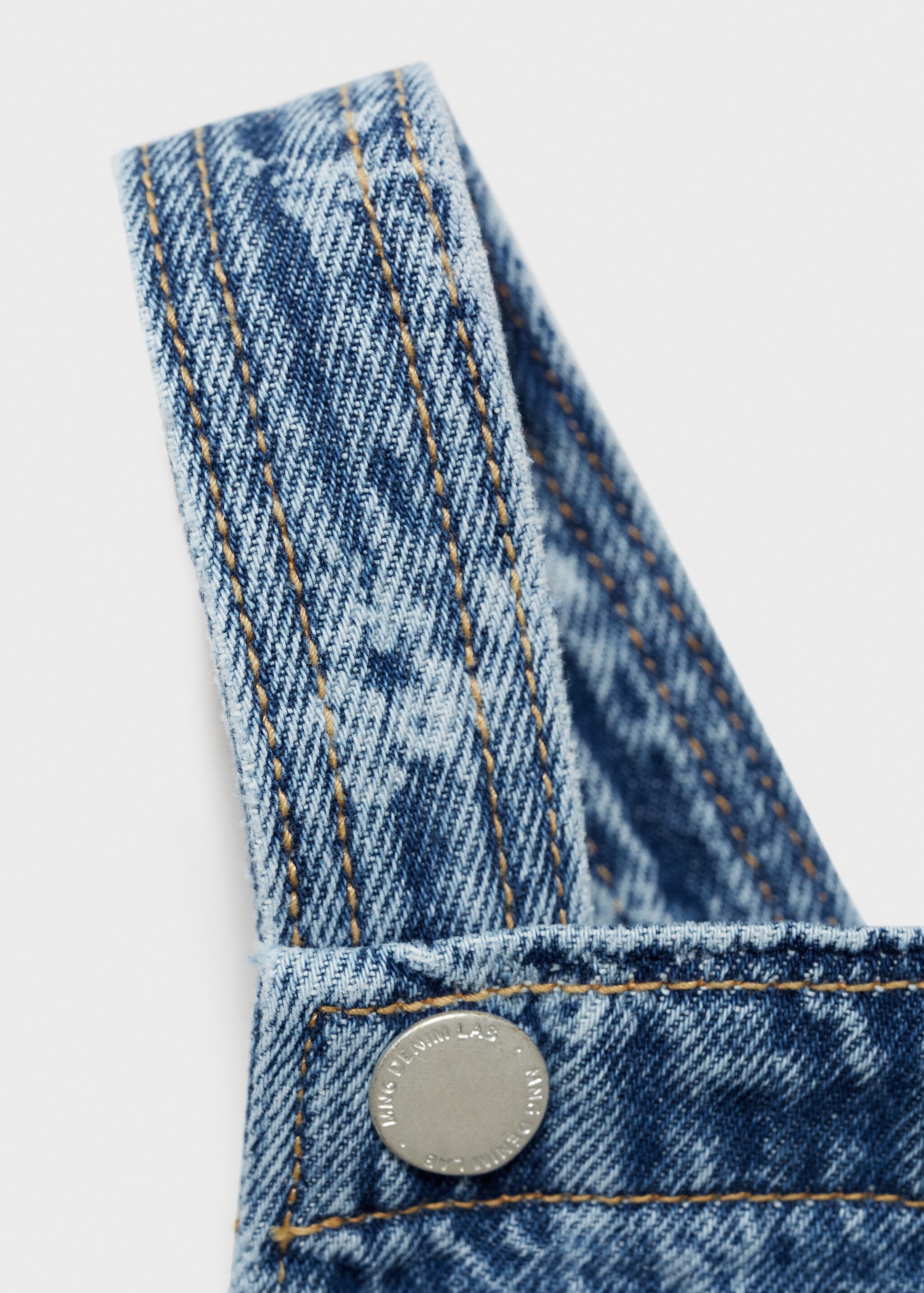 Τζιν σαλοπέτα με μοτίβο - Λεπτομέρεια του προϊόντος 0, Μεσαίο Μπλε. Ref: 87074798-00.