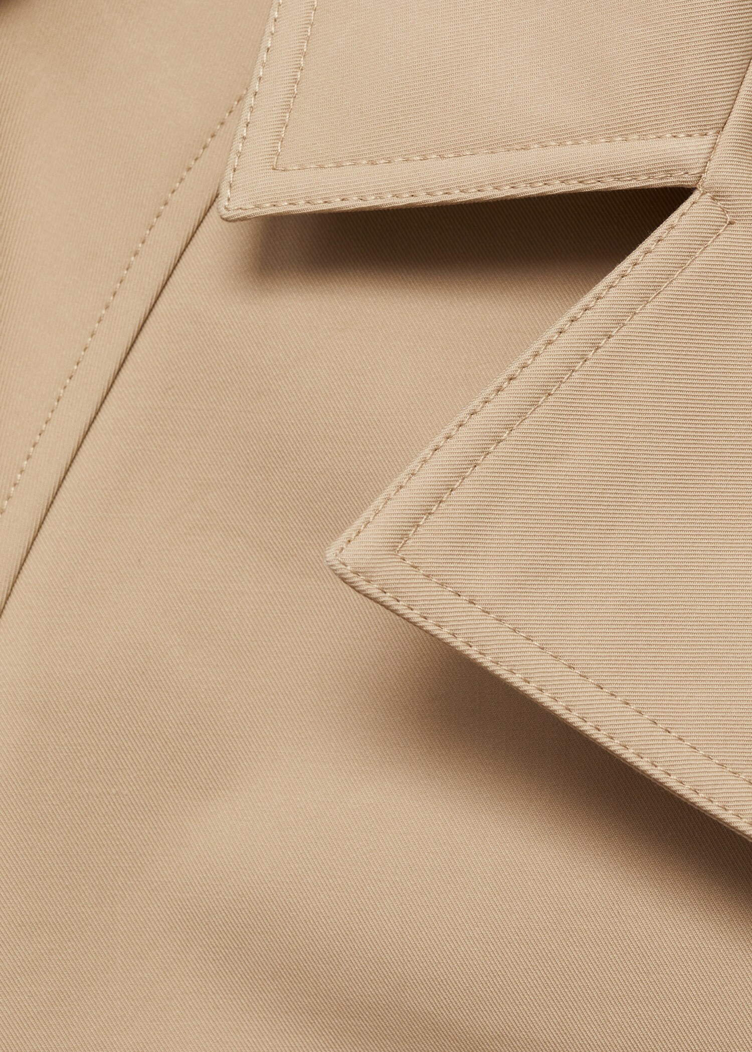 Trench crop algodón doble botonadura - Detalle del artículo 8