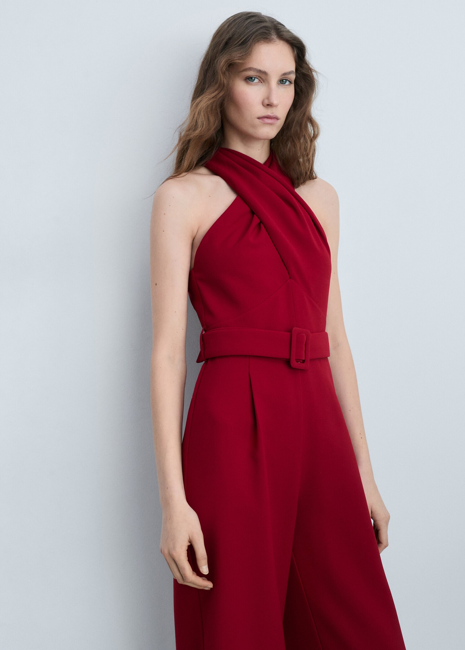 Belt wrap jumpsuit - Medium plane