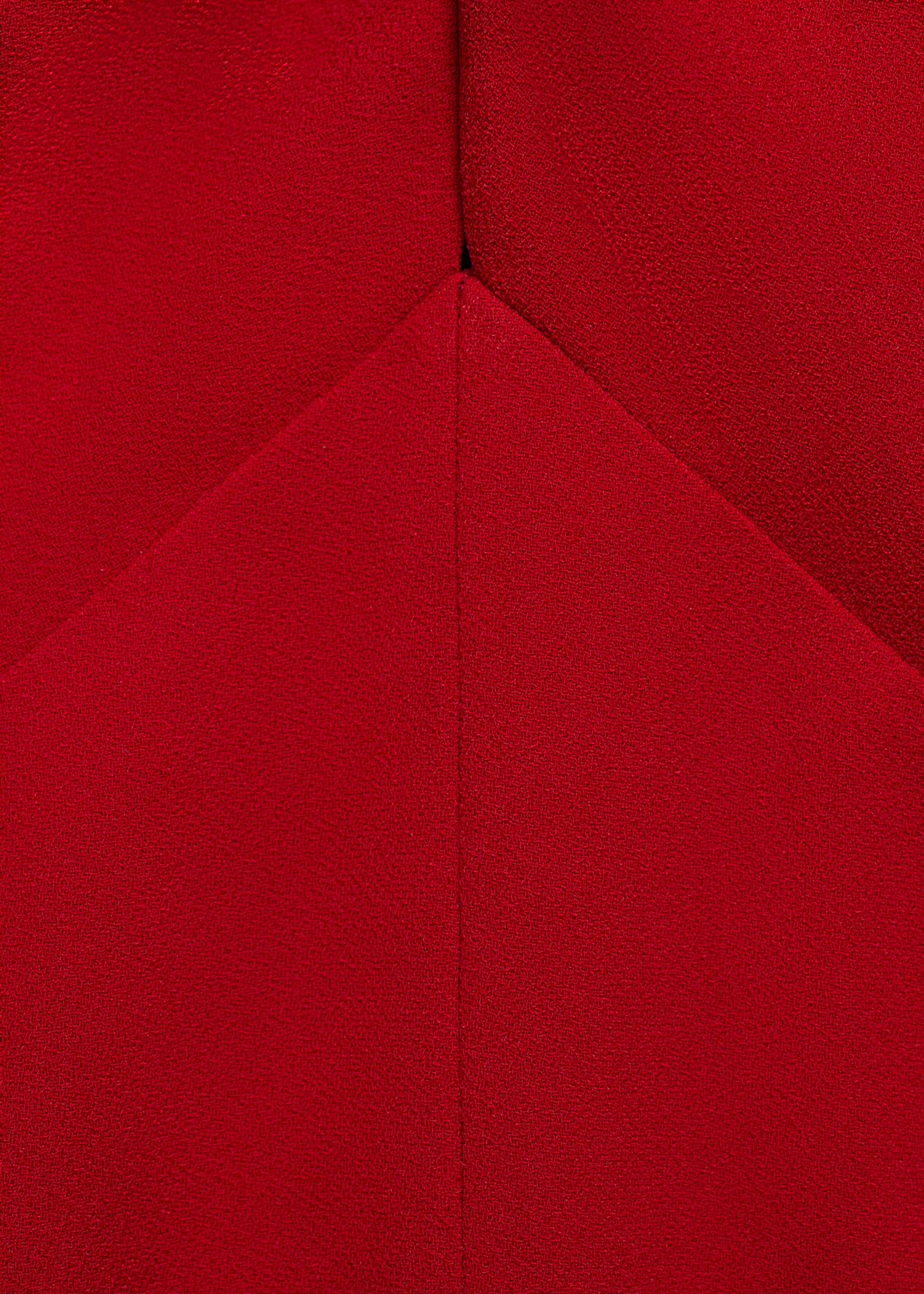 Belt wrap jumpsuit - Details of the article 0, Wine. Ref: 87074812-00.