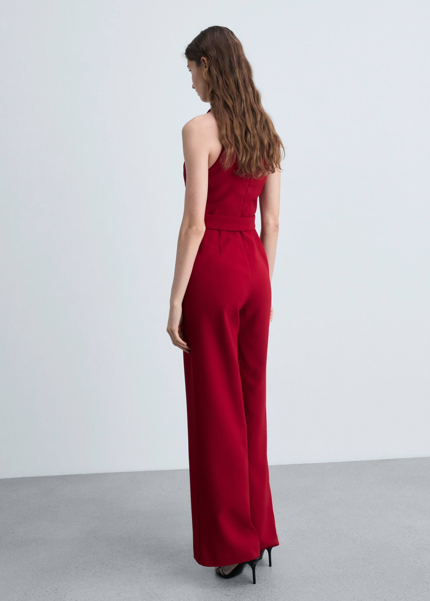 Belt wrap jumpsuit - Reverse of the article