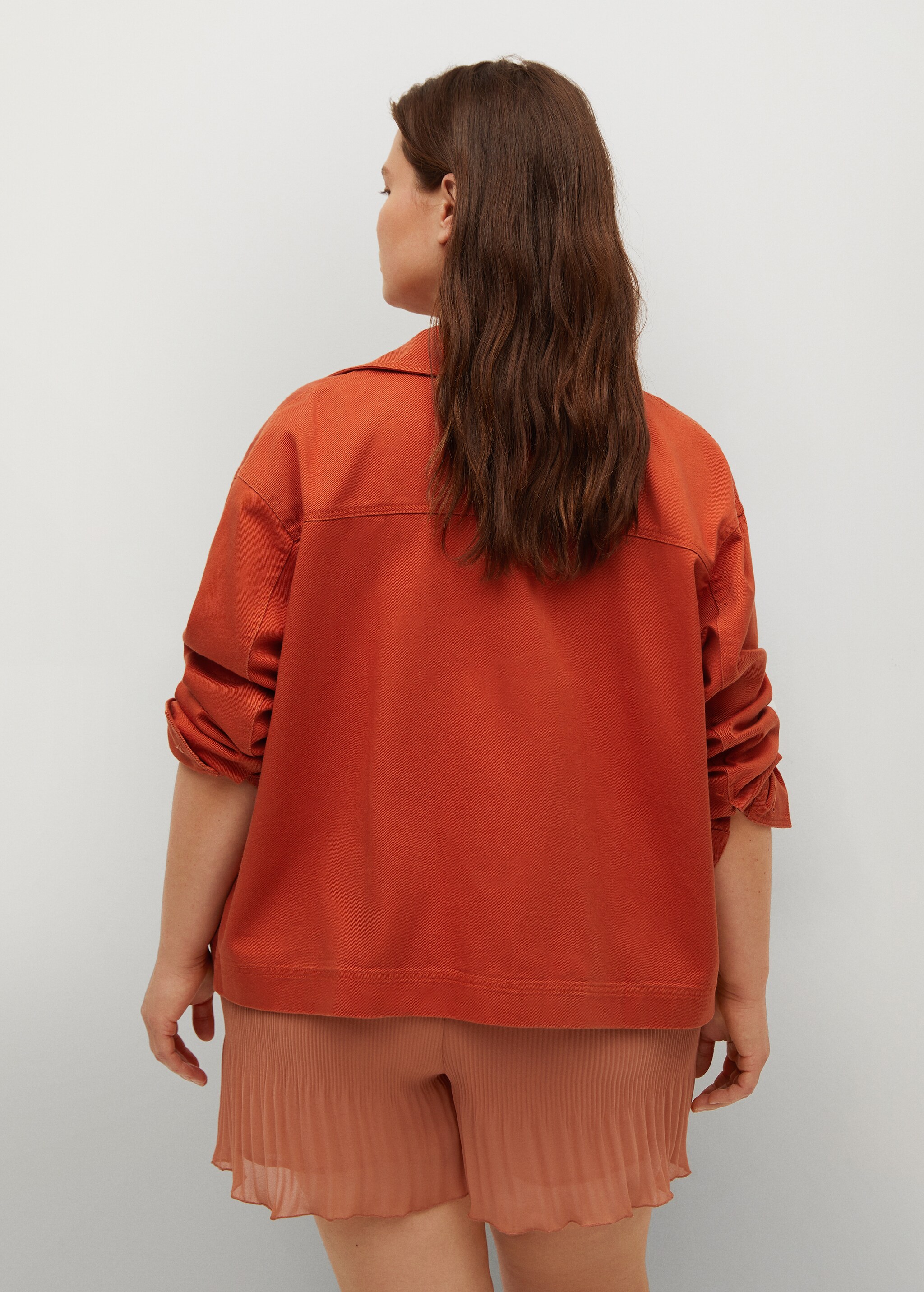 Chaqueta denim algodón - Reverso del artículo