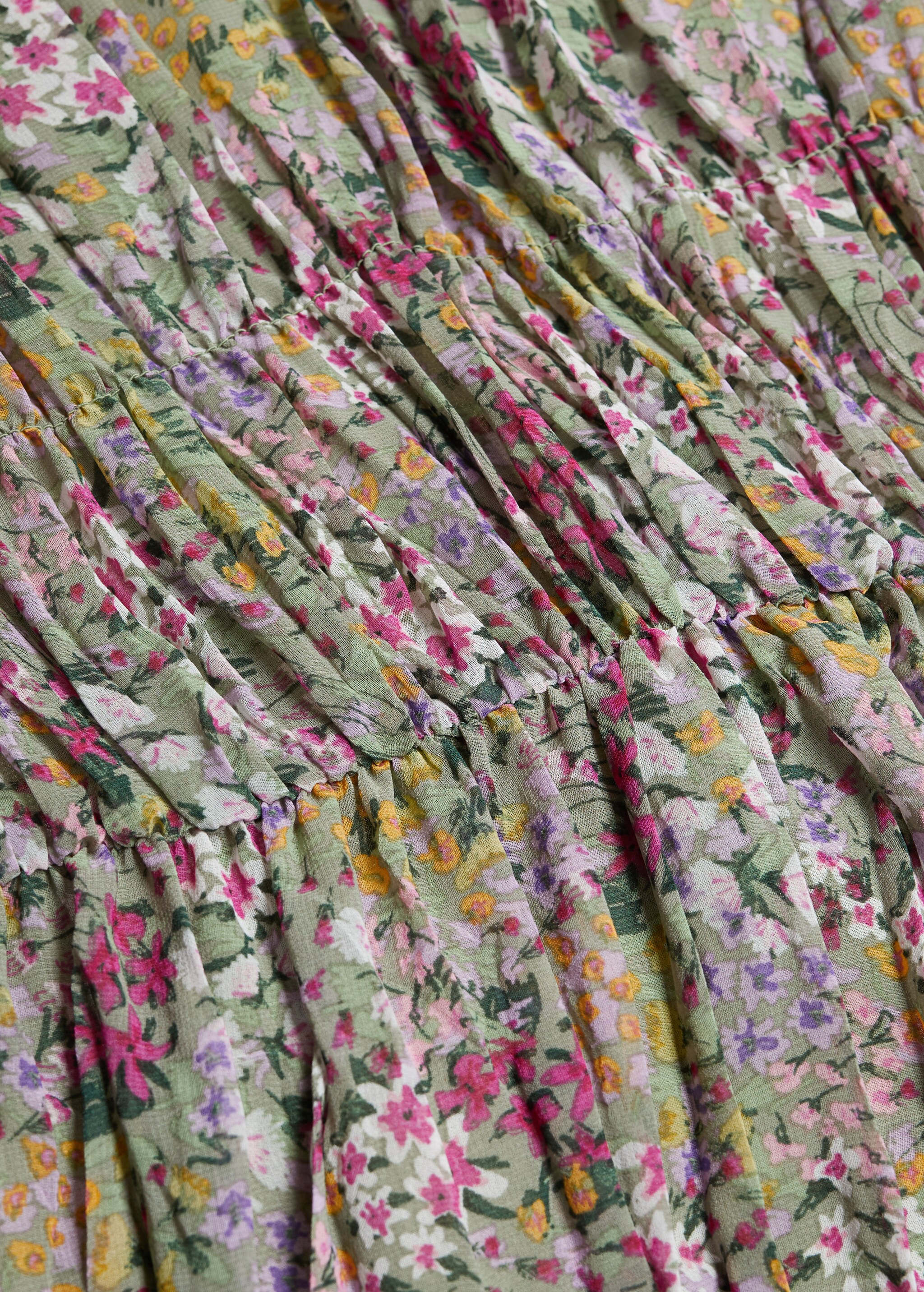 Vestido plisado estampado - Detalle del artículo 8