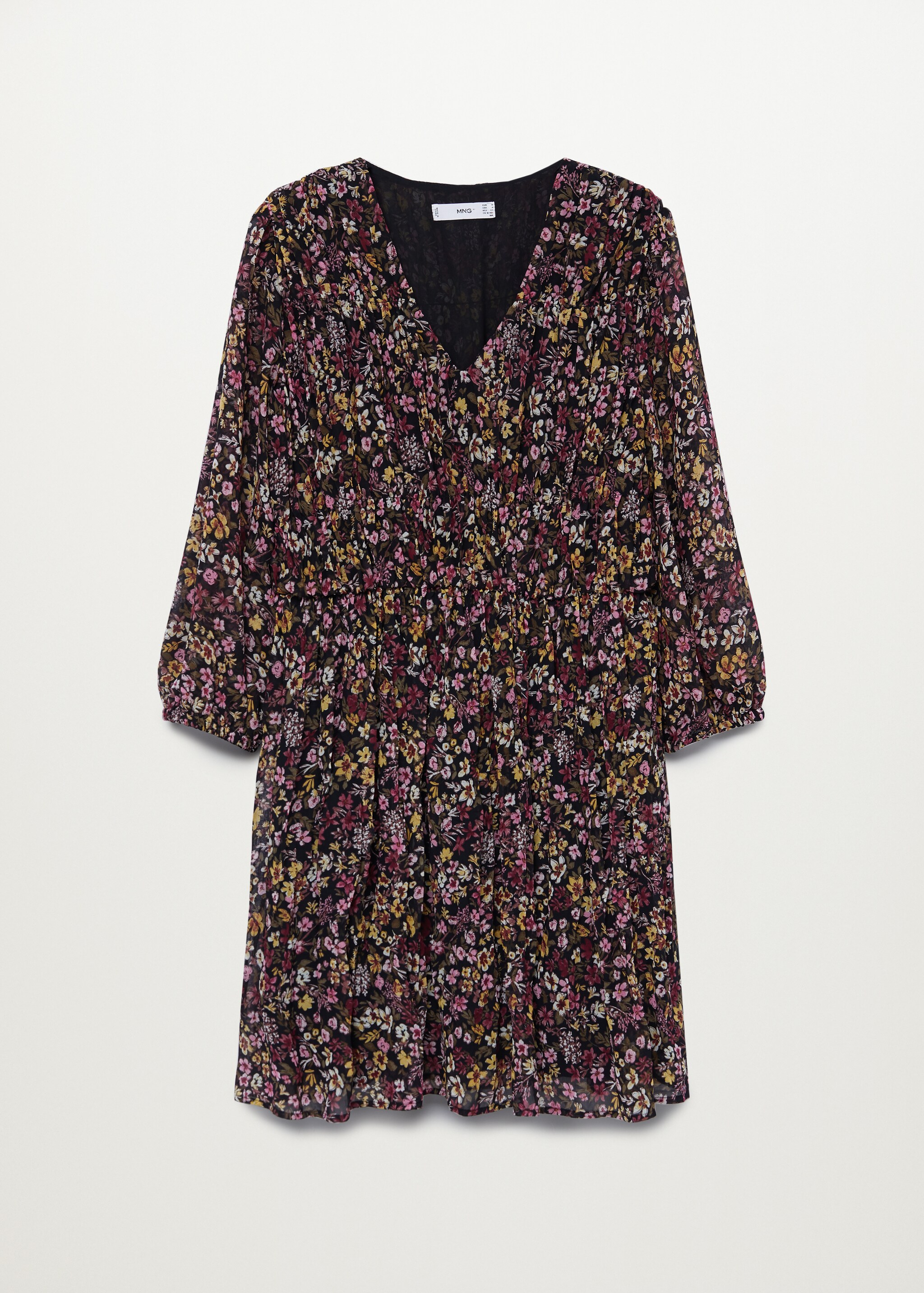 Vestido plisado estampado - Artículo sin modelo