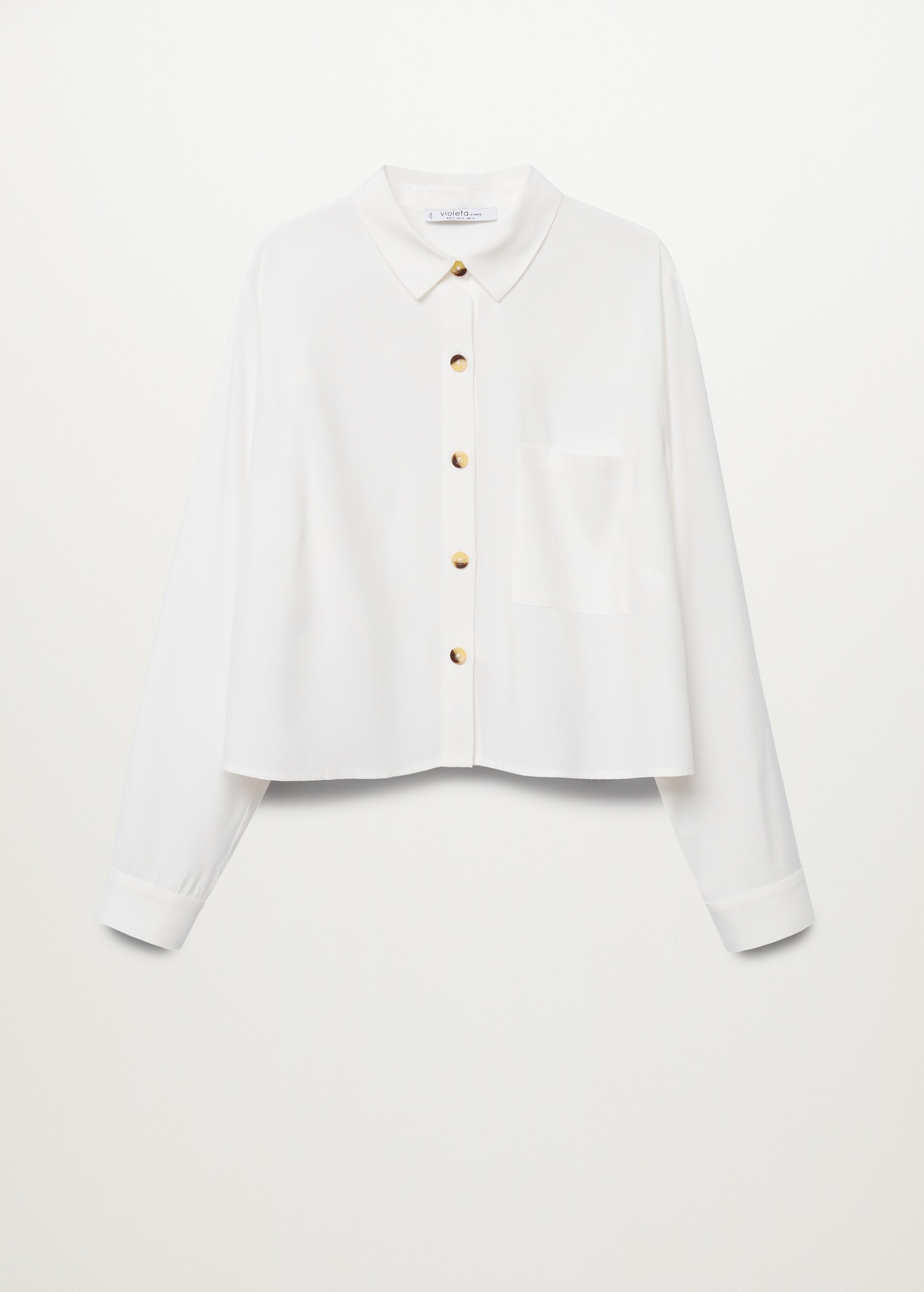Flowy crop shirt - Article without model