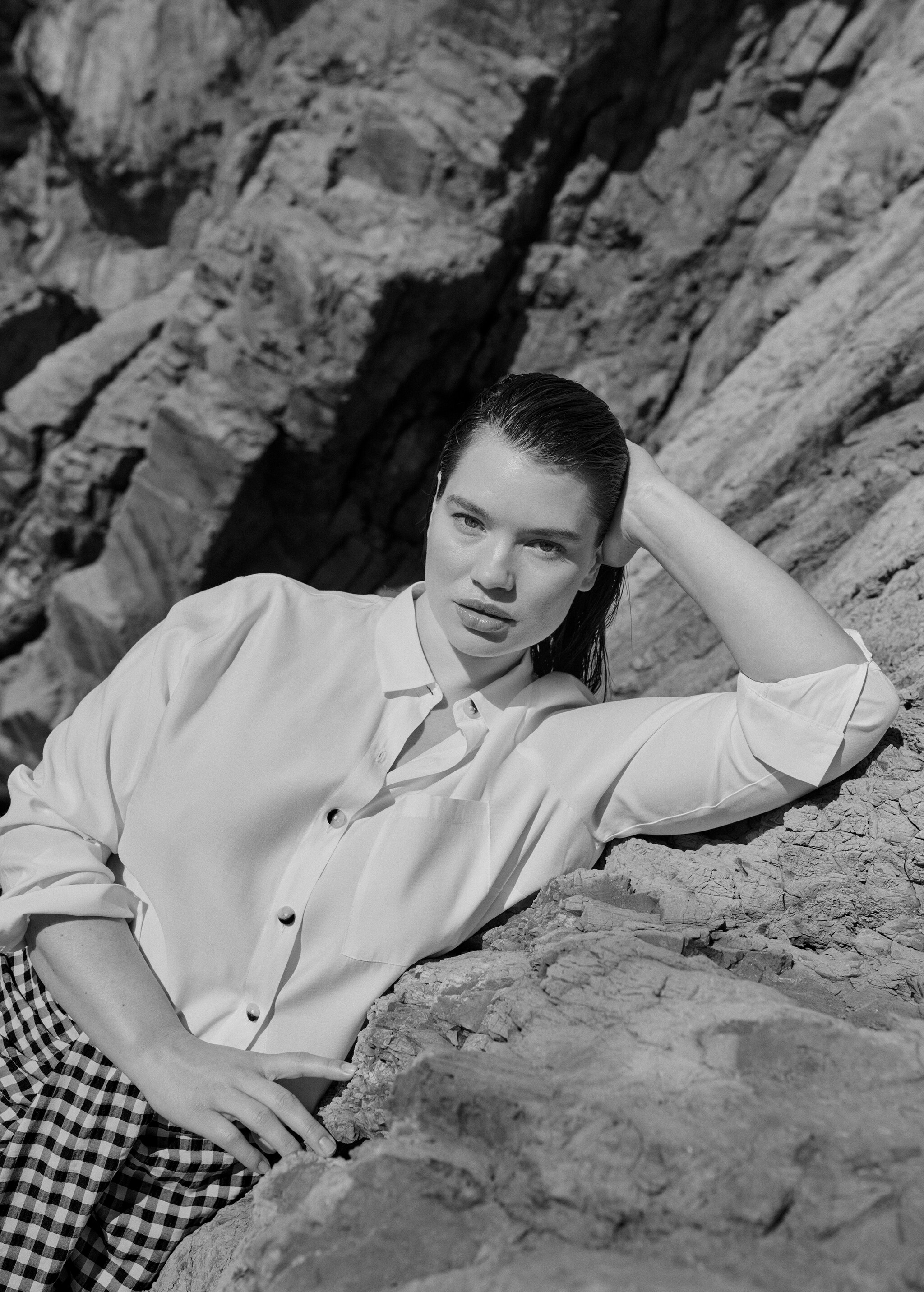 Flowy crop shirt - Details of the article 5