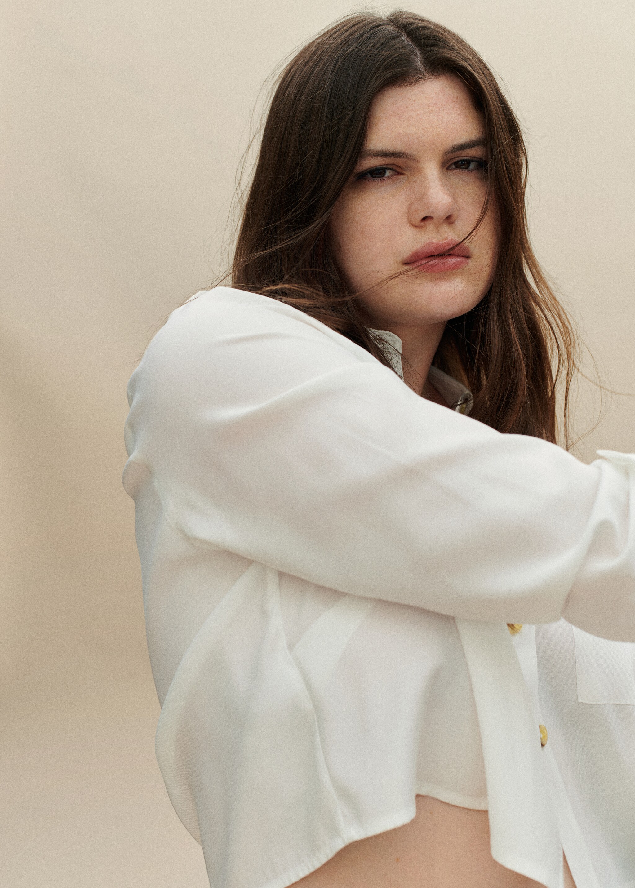 Flowy crop shirt - Details of the article 7