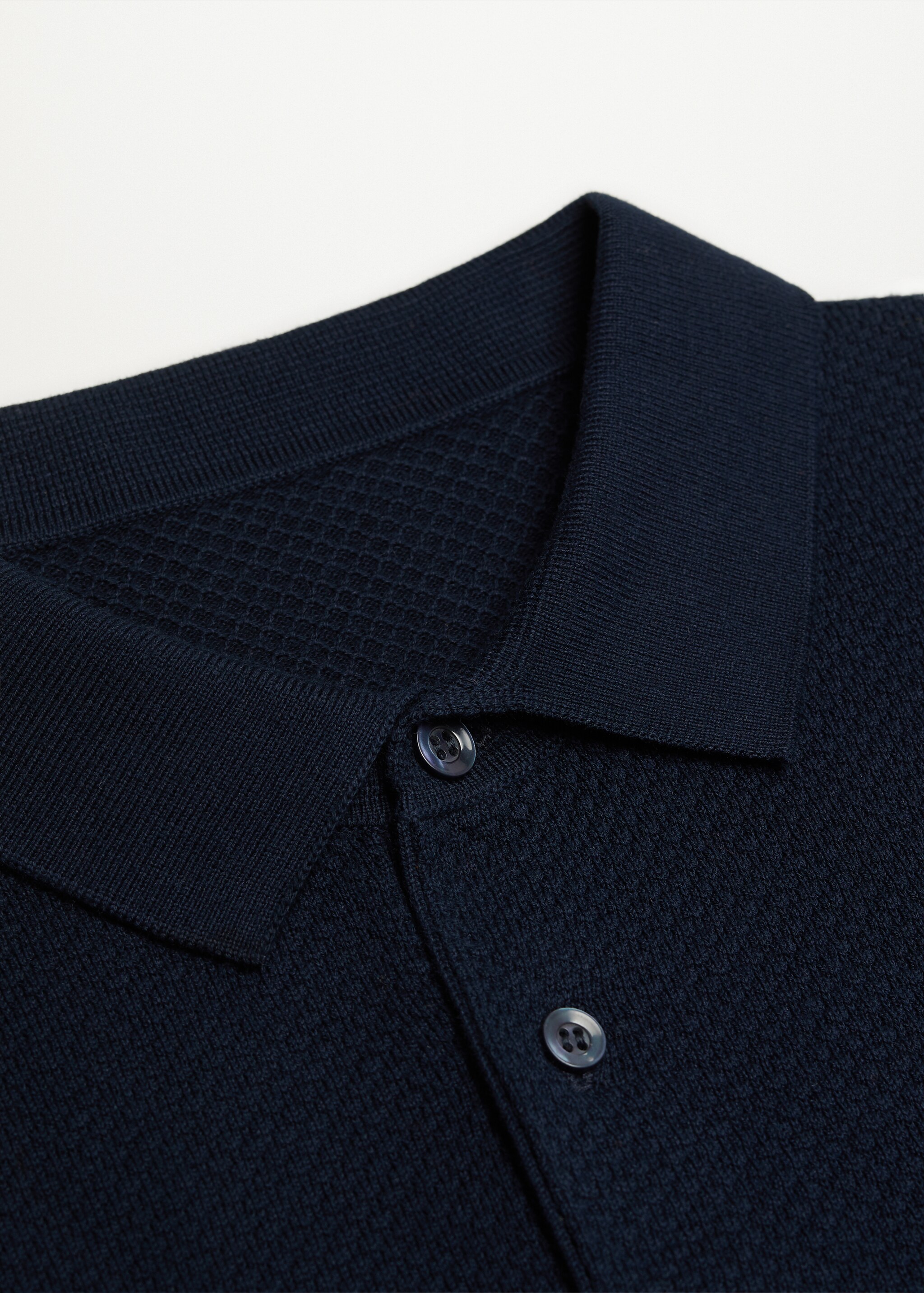 Polo punto estructura cuadrillé - Detalle del artículo 8