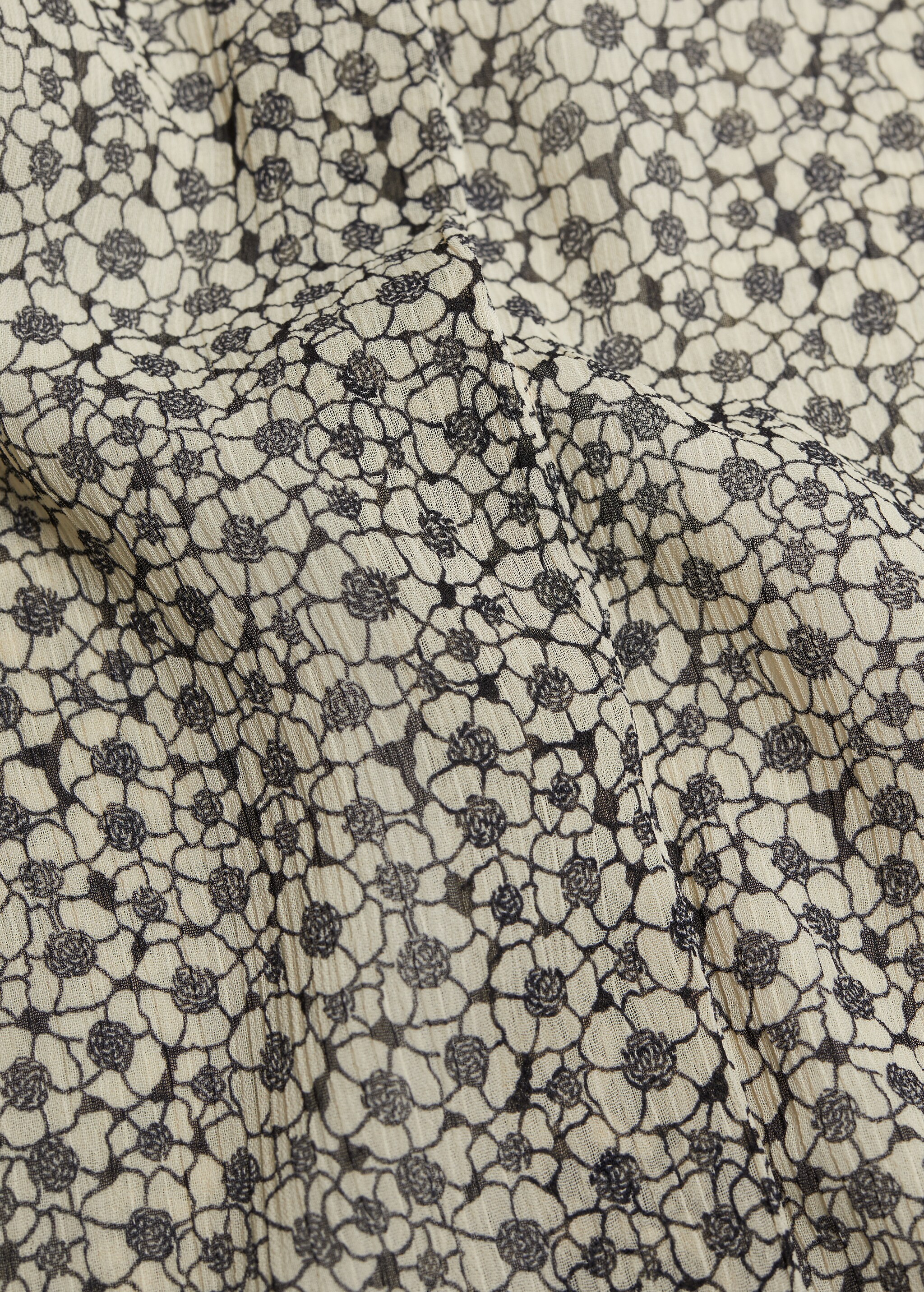 Blusa manga abullonada estampada - Detalle del artículo 8