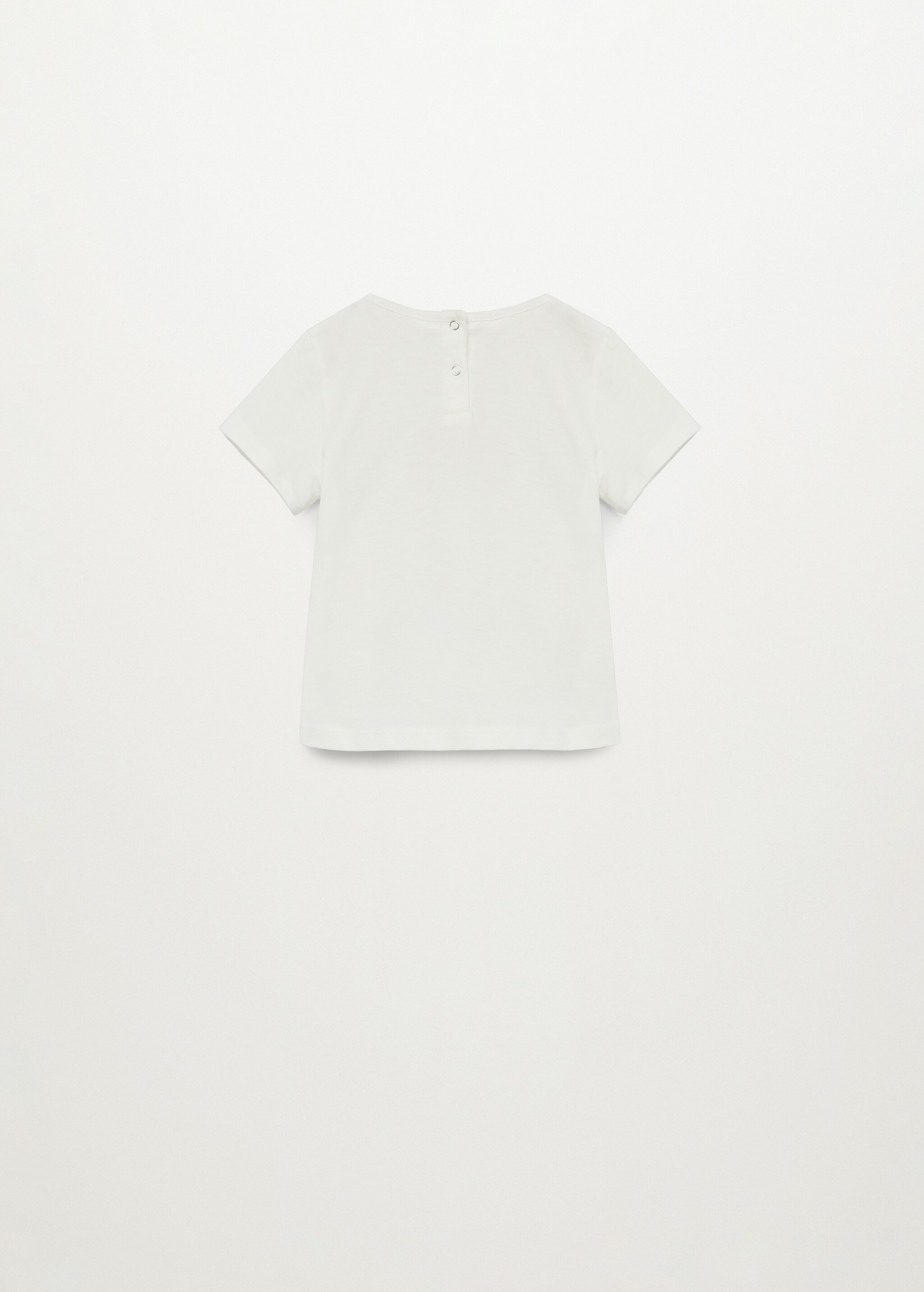Camiseta estampado relieve - Reverso del artículo