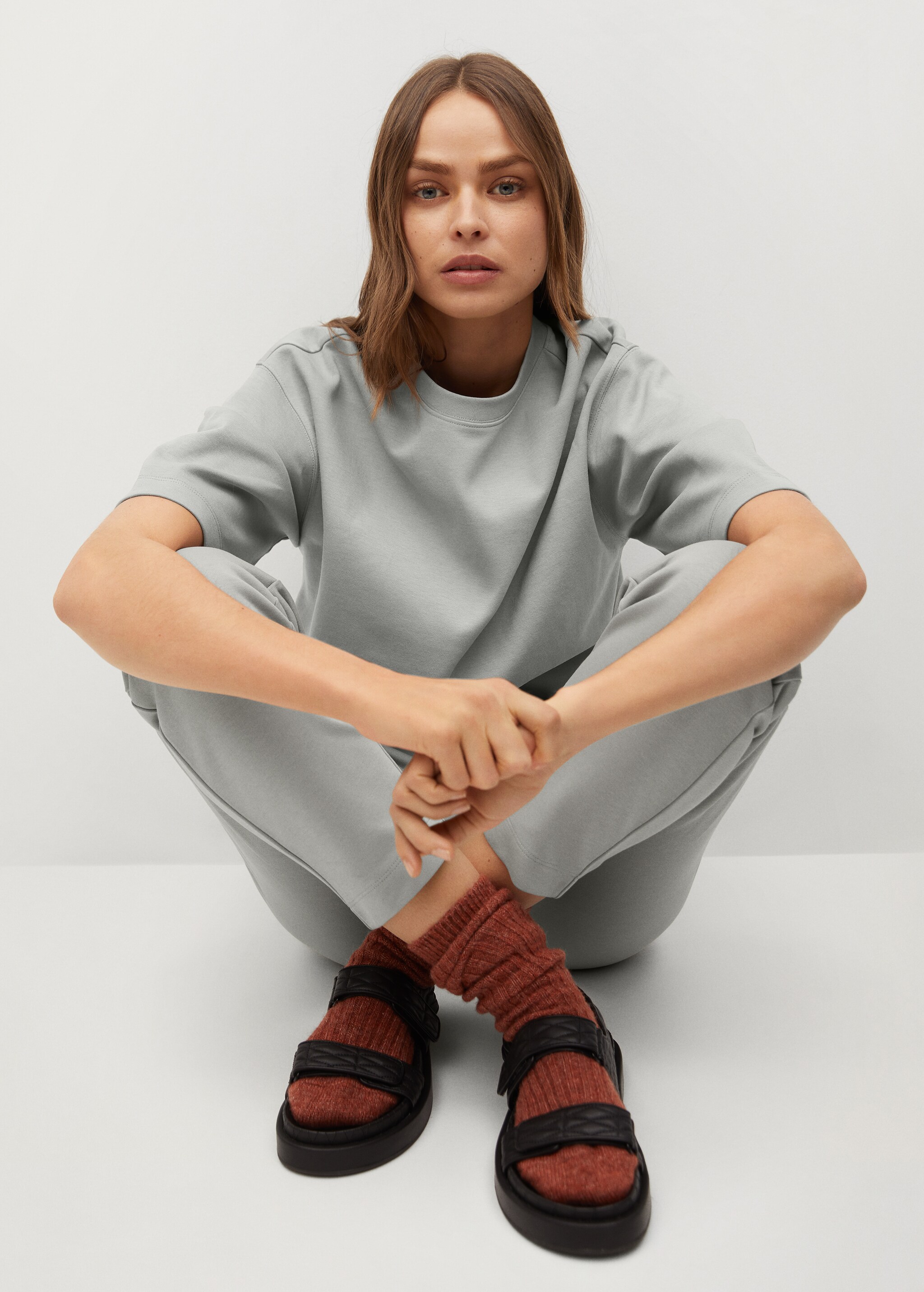 Thick cotton t-shirt - Details of the article 3