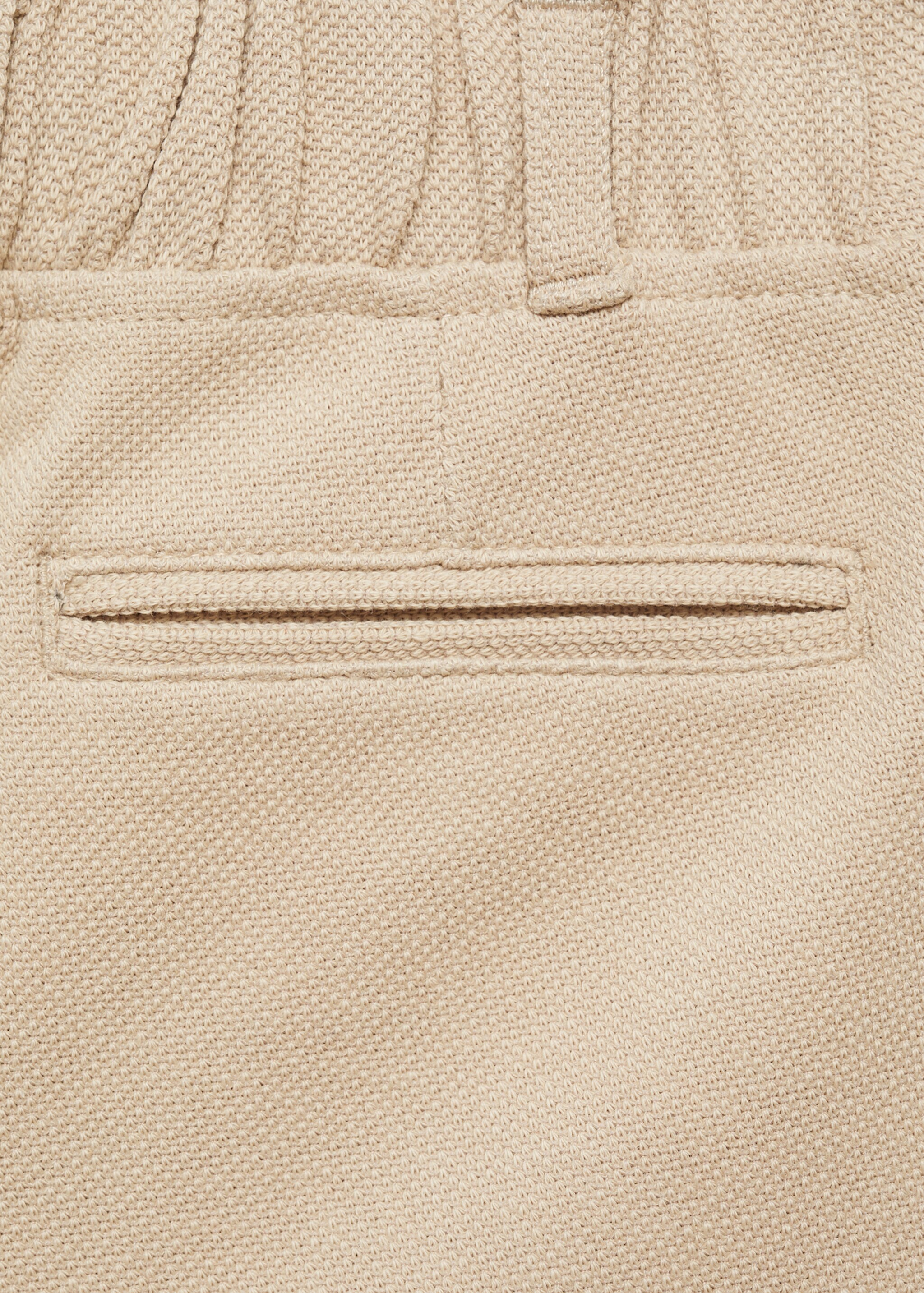 Bermudas algodón piqué - Detalle del artículo 0, Arena. Ref: 87075732-00.