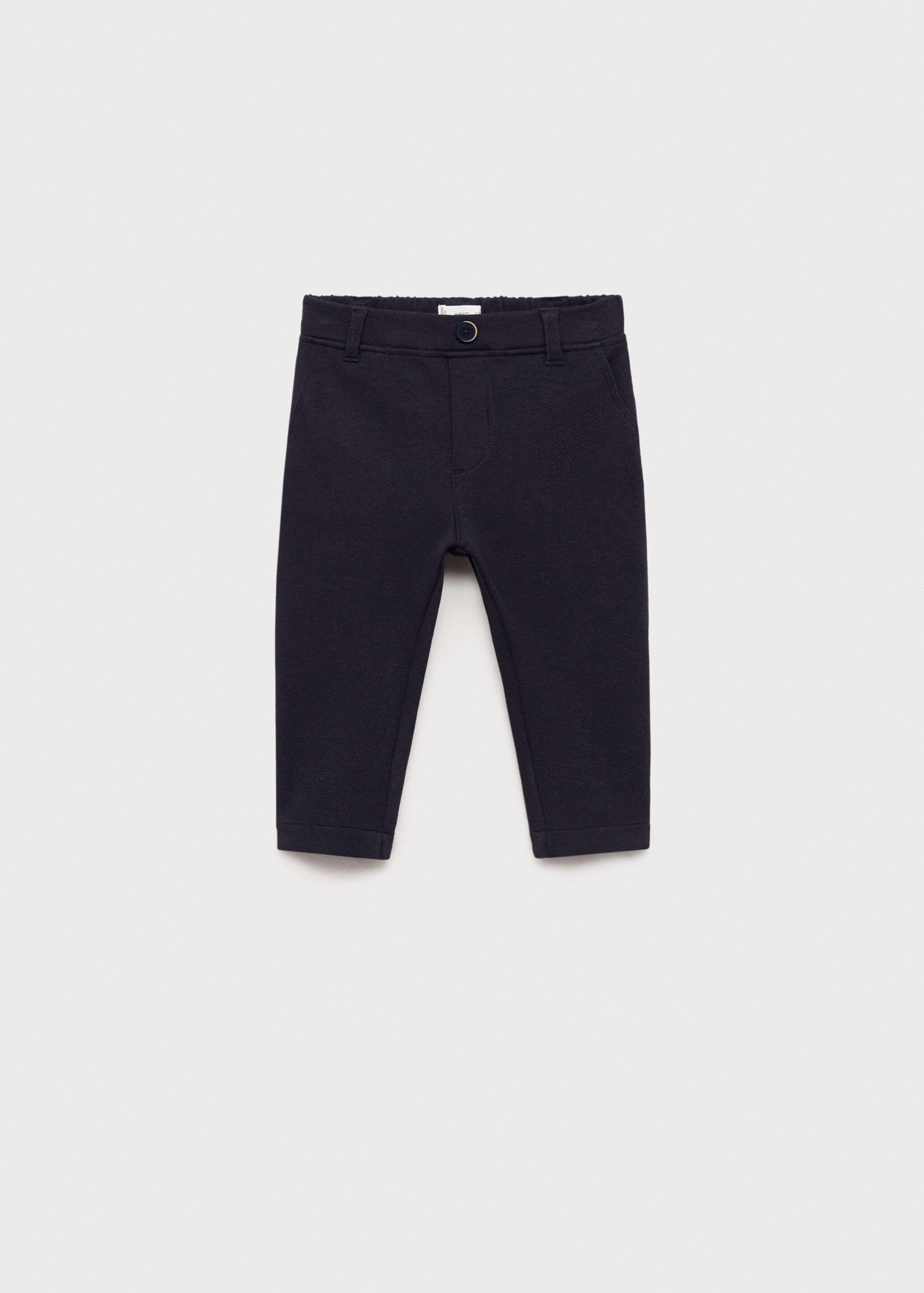 Slim-fit trousers - Article without model, Dark Navy. Ref: 87075733-00.