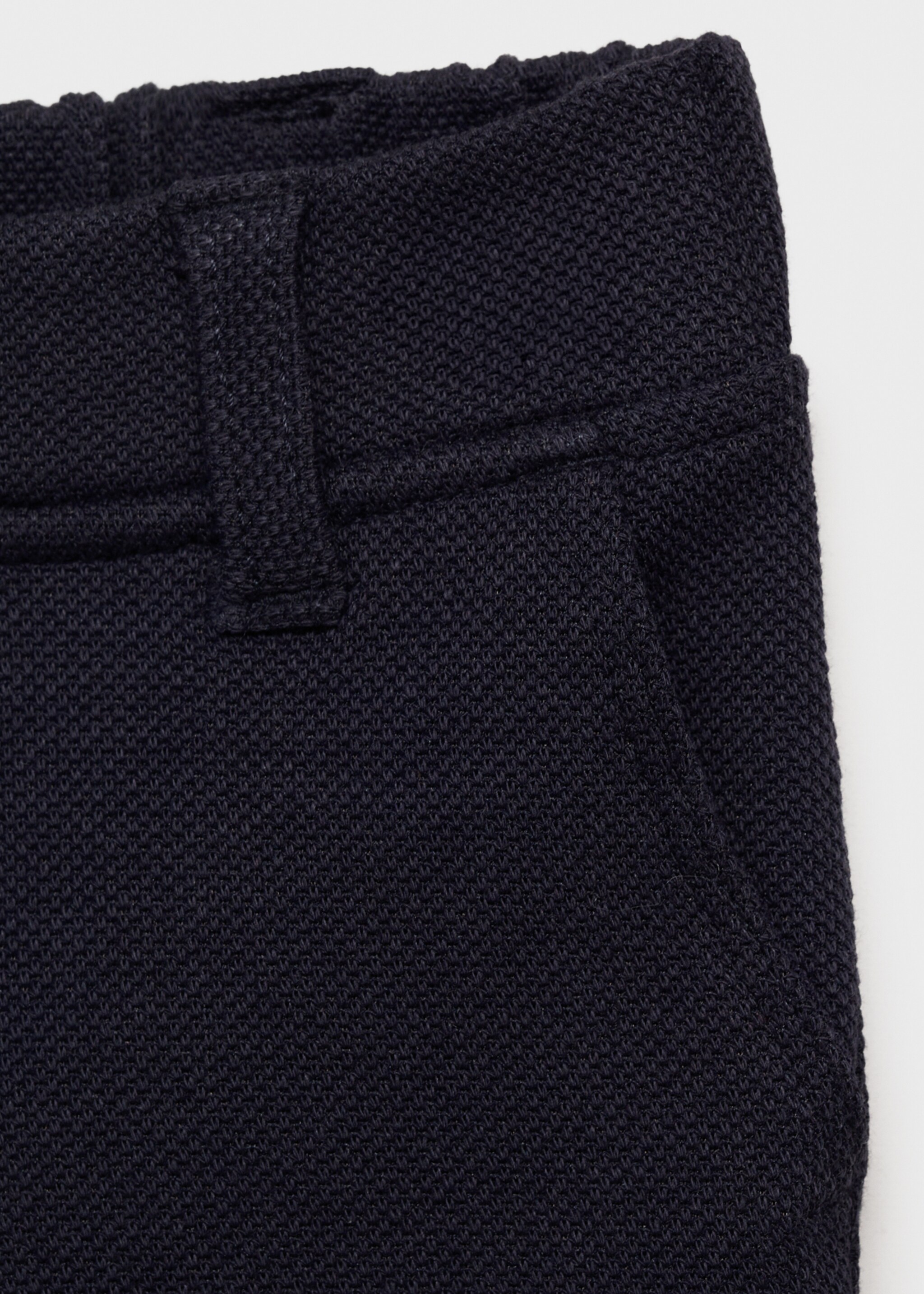 Slim-fit trousers - Details of the article 8, Dark Navy. Ref: 87075733-00.