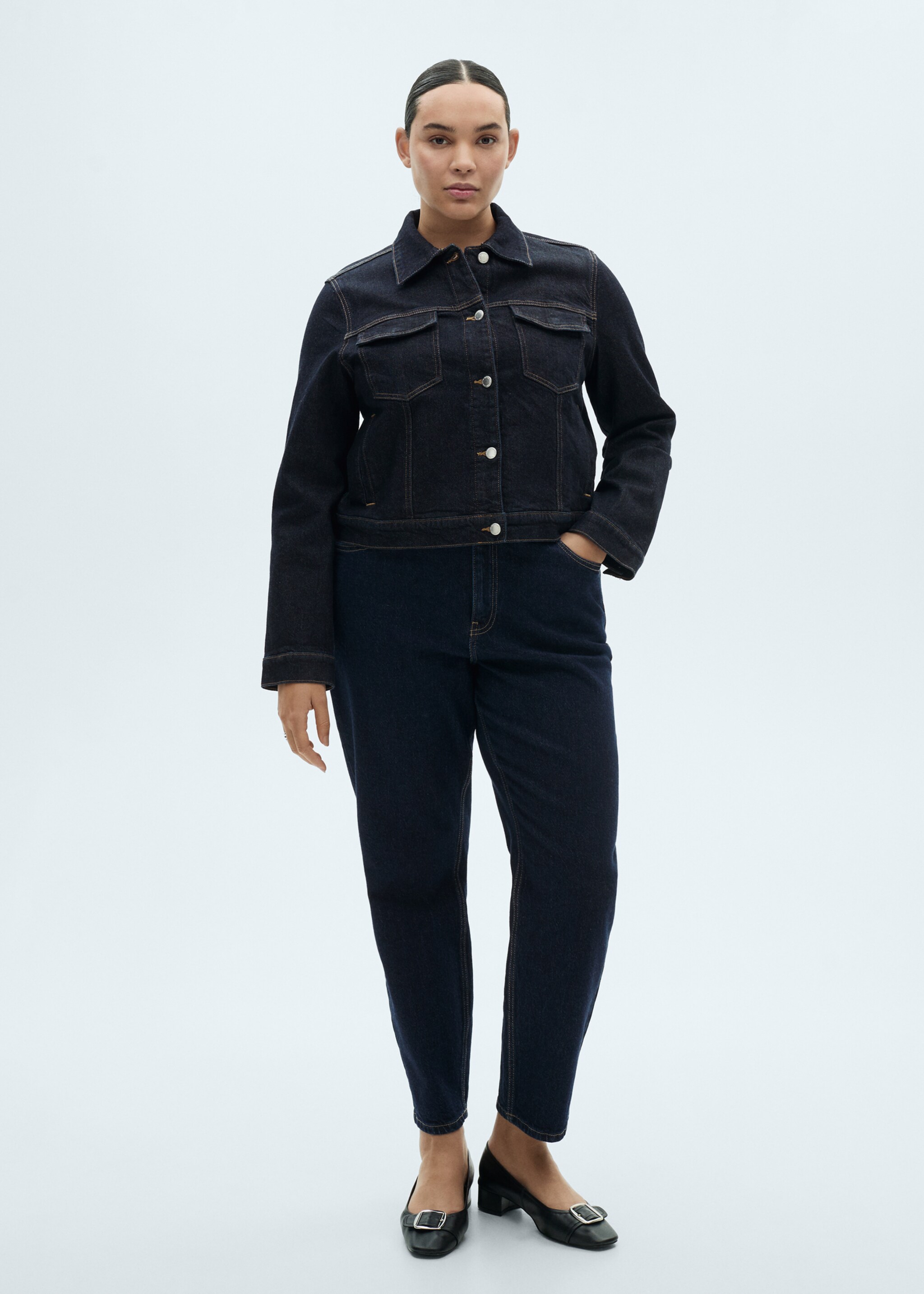 Denim jacket pockets - Details of the article 3, Open Blue. Ref: 87075753-00.