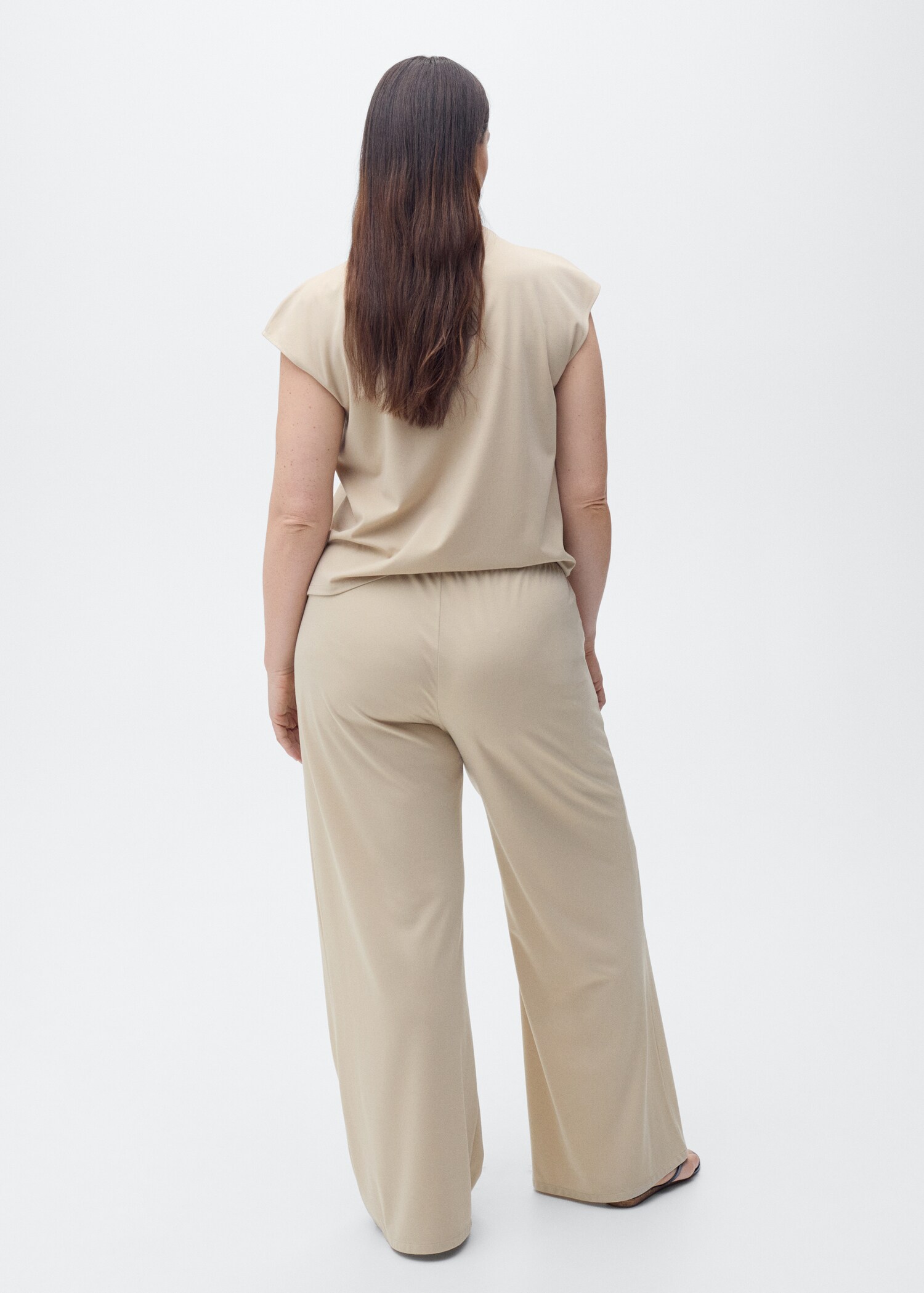 Pantalon wideleg taille élastique - Détail de l'article 4
