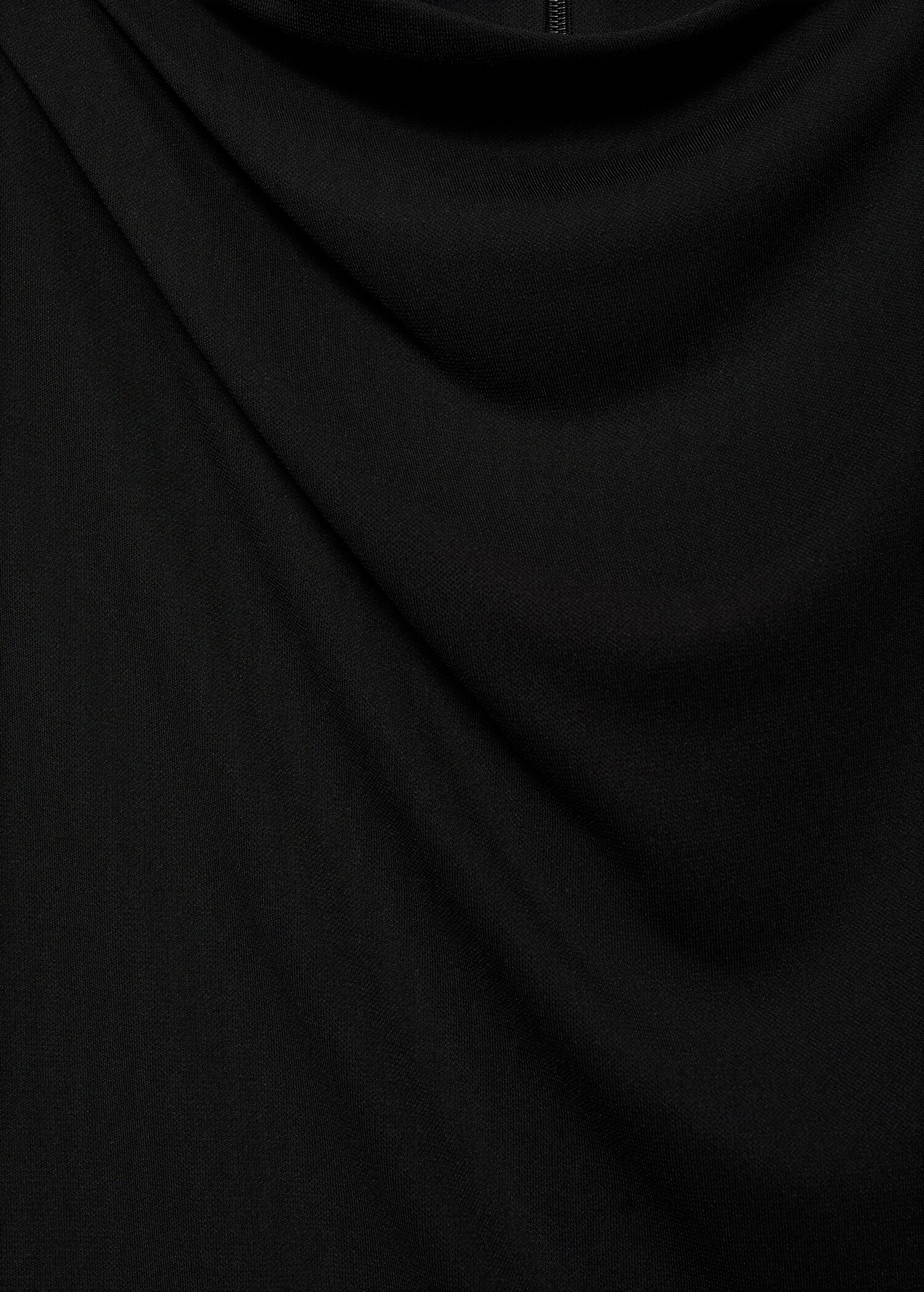 Straight-fit jumpsuit with draped neckline - Details of the article 8