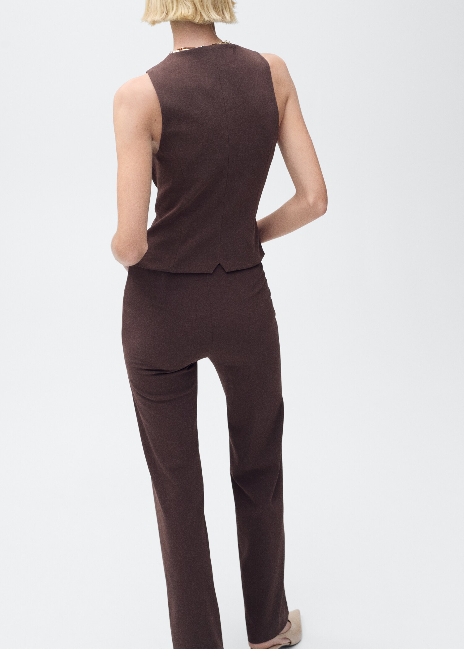 Pantalon droit costume - Verso de l’article