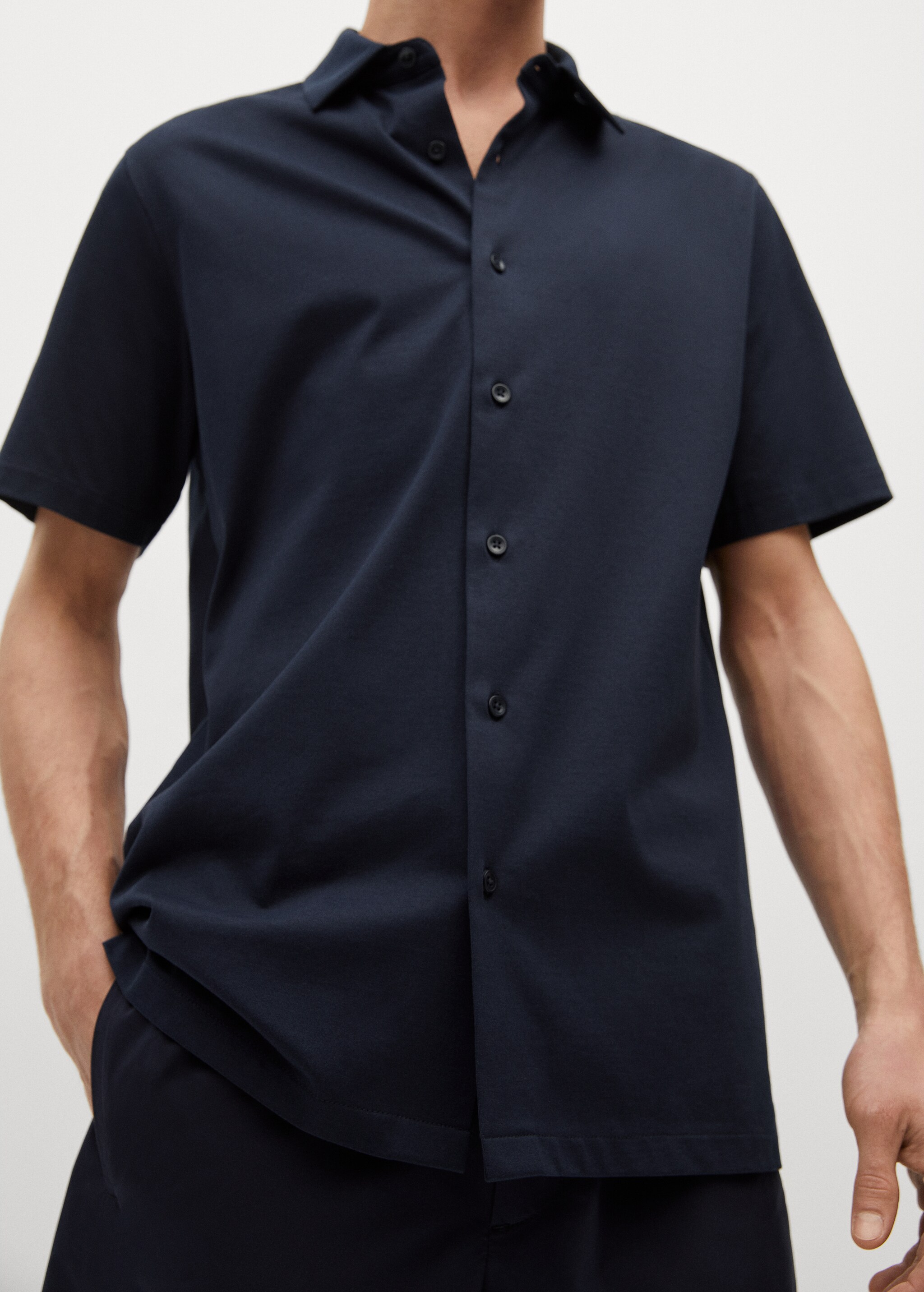 Funkční bavlněná košile regular fit - Detail zboží 1