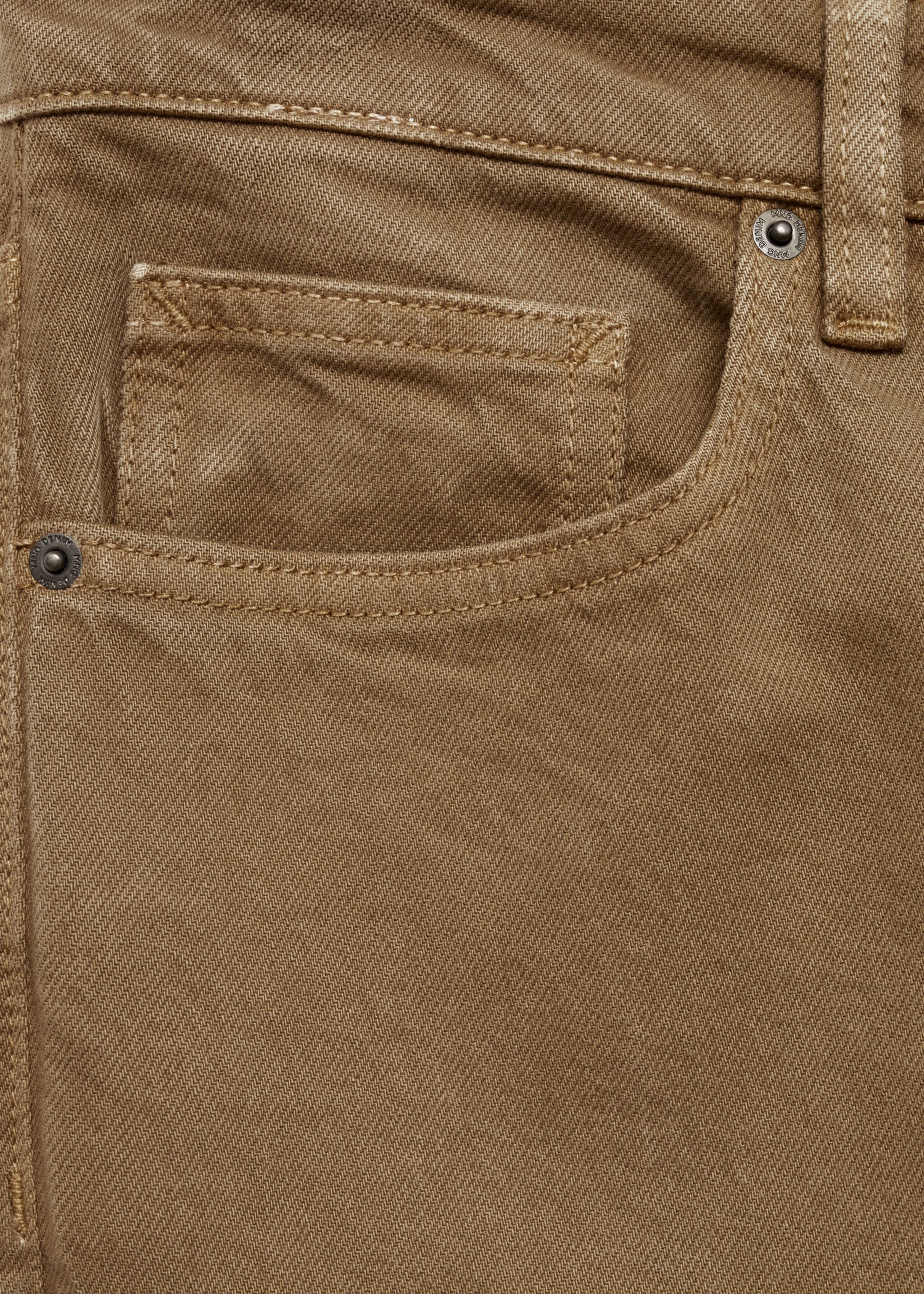 Ben tapered cropped jeans - Details of the article 0, Medium Brown. Ref: 87075918-00.