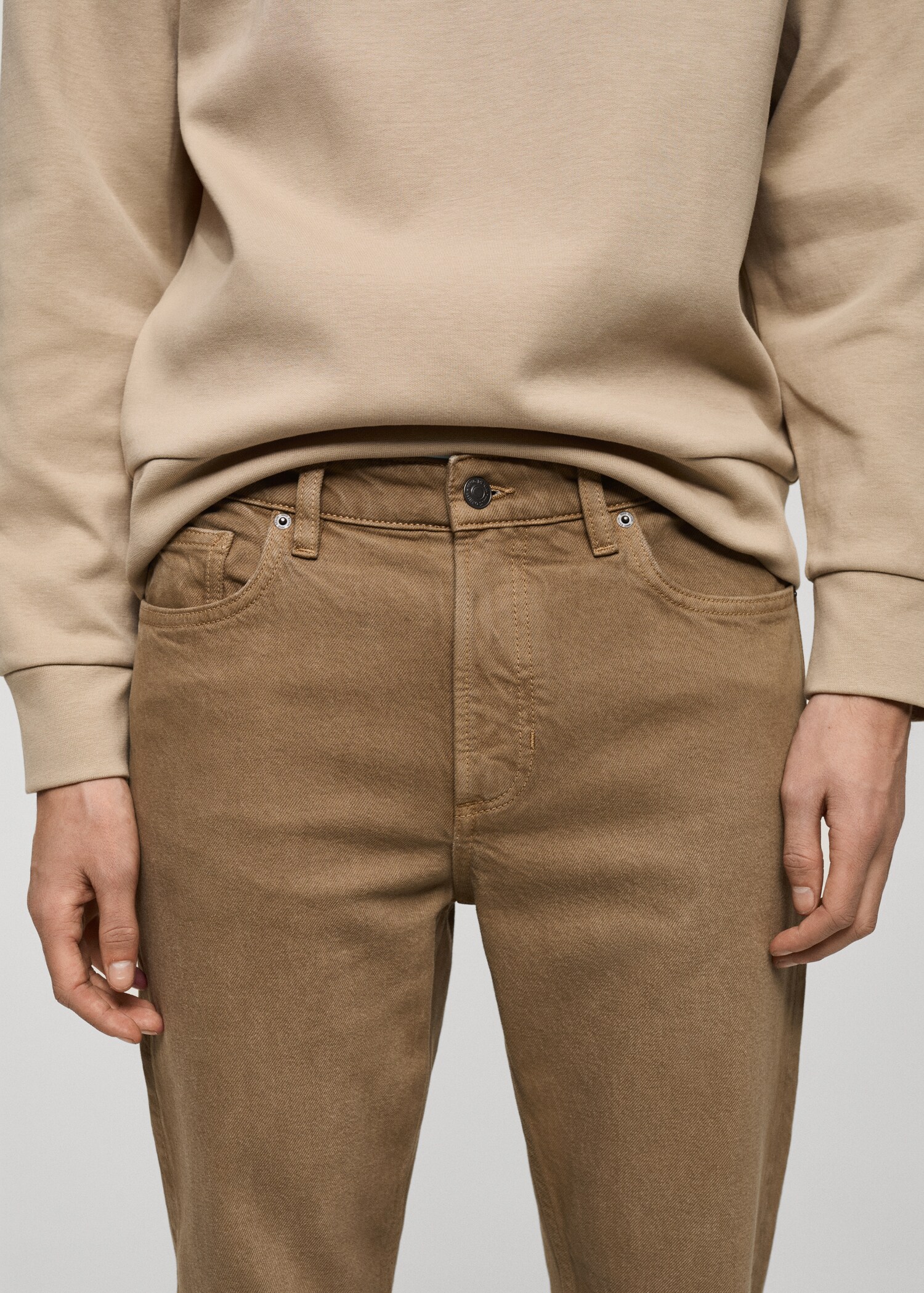 Ben tapered cropped jeans - Details of the article 1