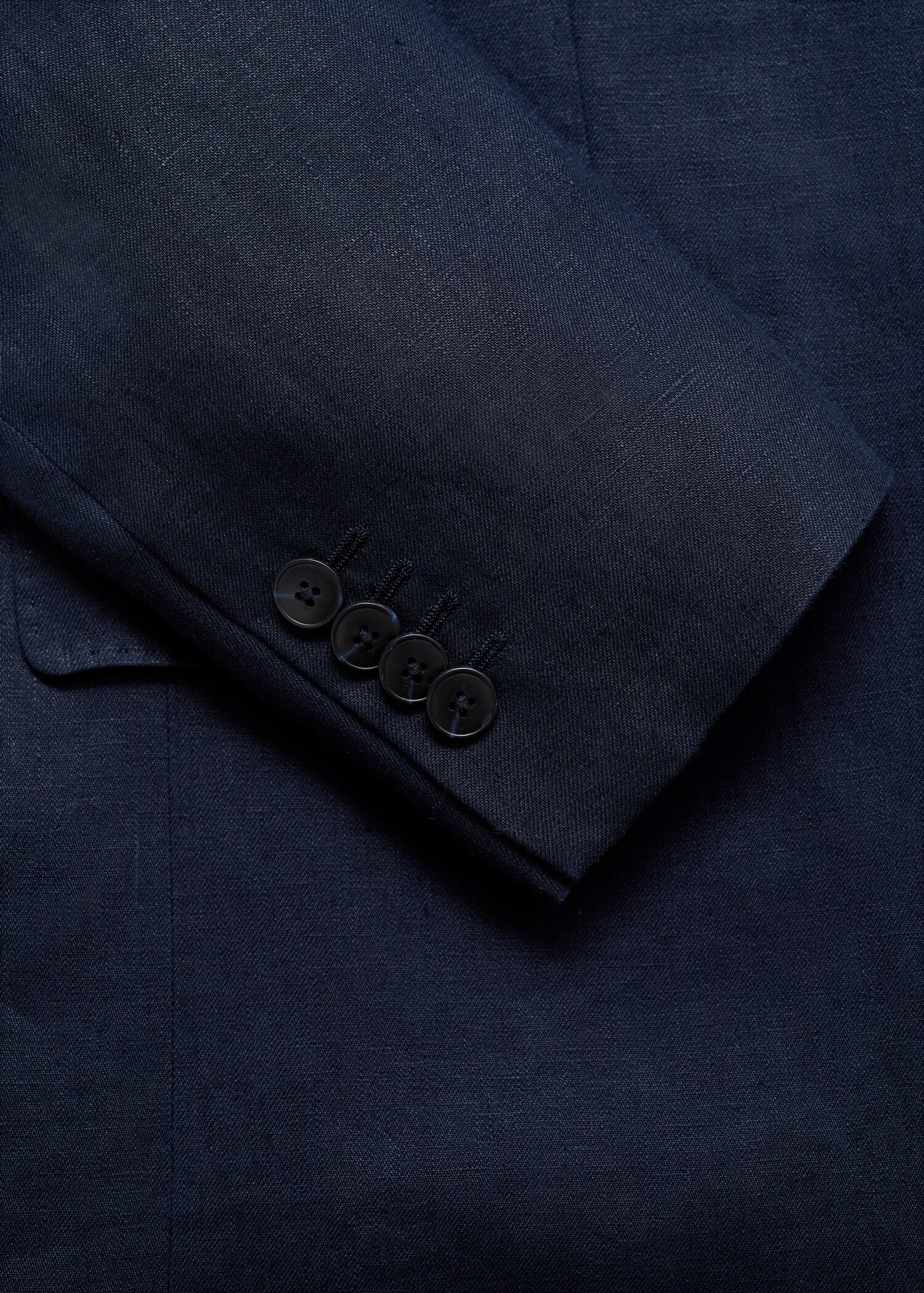 Amalfi 100% linen slim-fit suit jacket - Details of the article 8