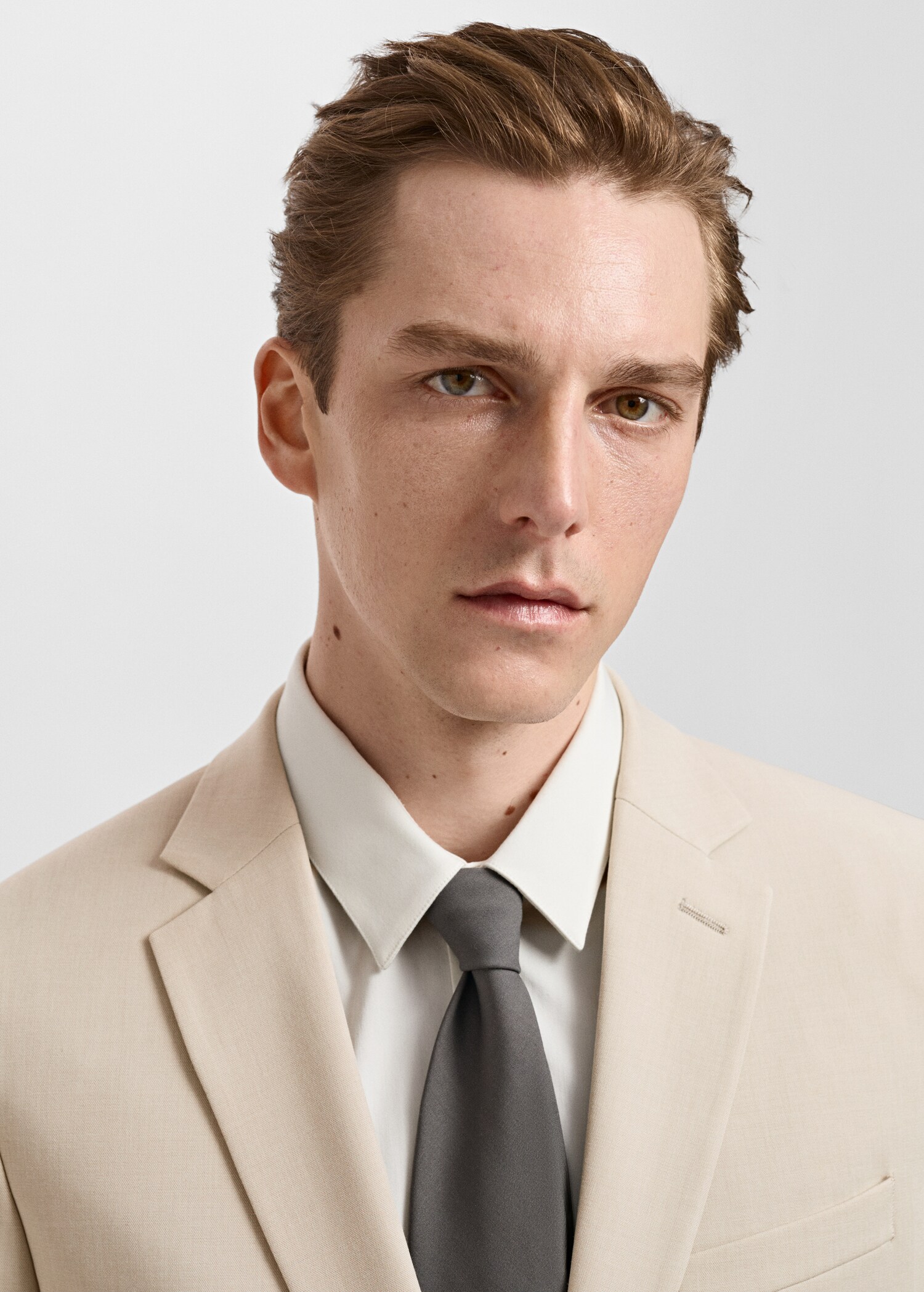 Super slim-fit suit jacket in stretch fabric - Details of the article 1