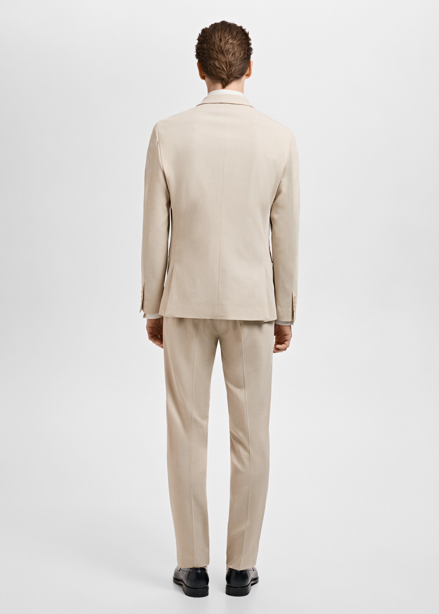 Super slim-fit suit jacket in stretch fabric - Reverse of the article