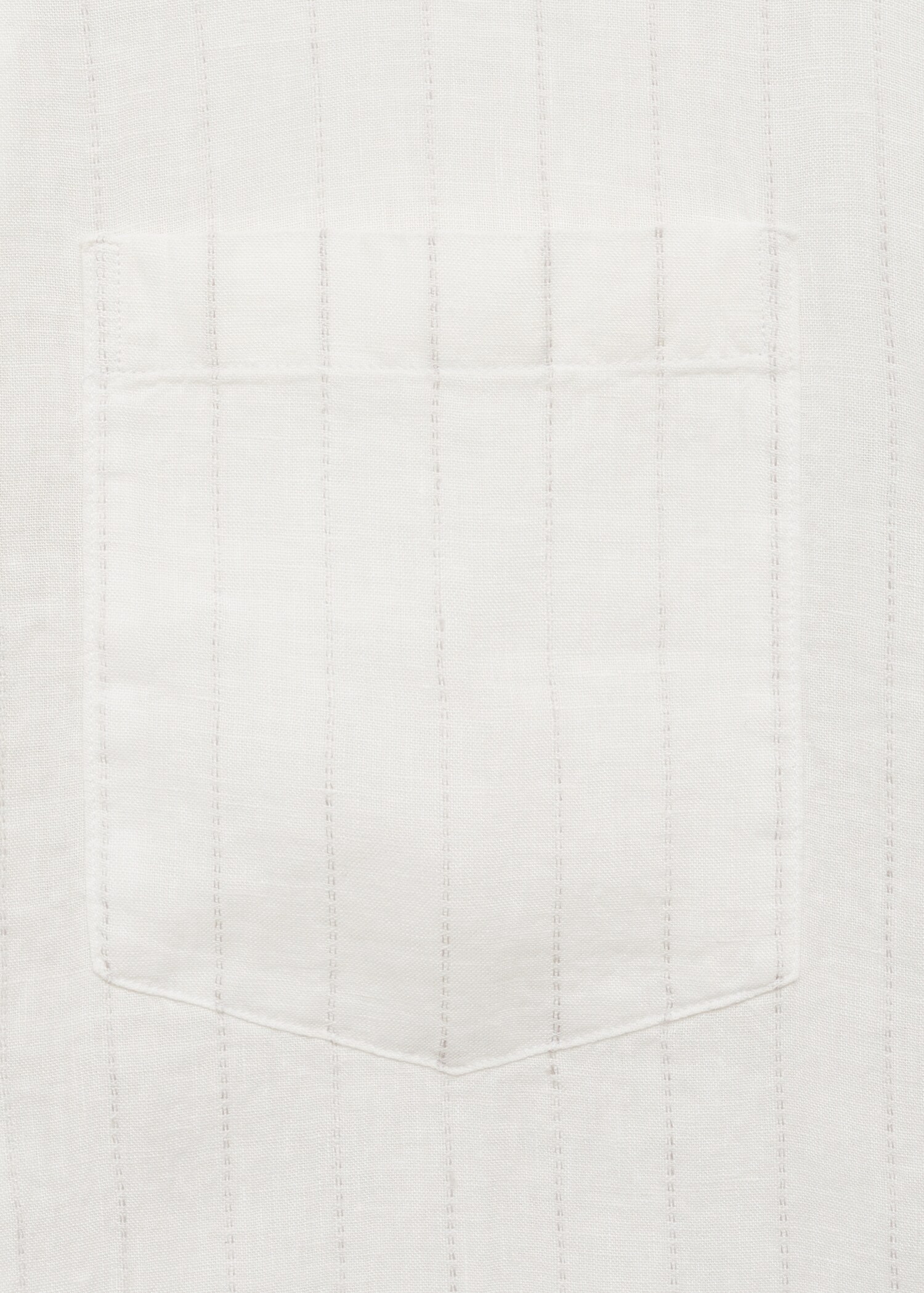 100% linen shirt with pinstripes - Details of the article 8