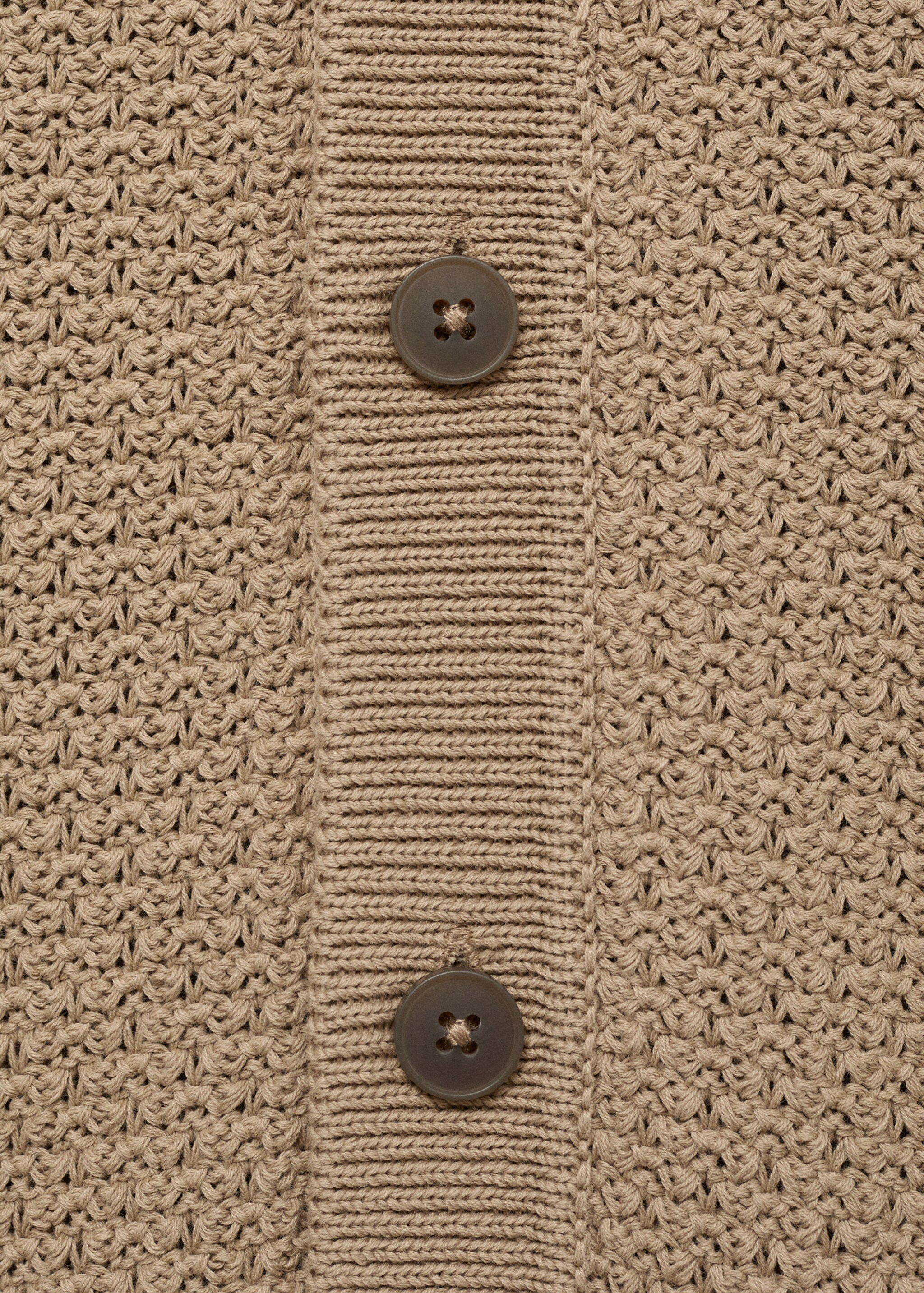 Cotton knit shirt - Details of the article 0, Beige. Ref: 87075933-00.