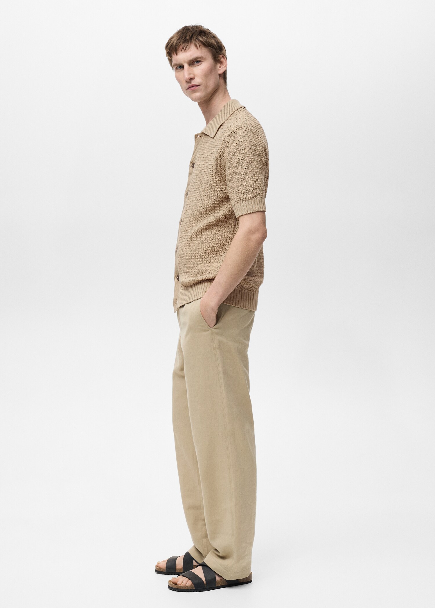 Cotton knit shirt - Details of the article 2