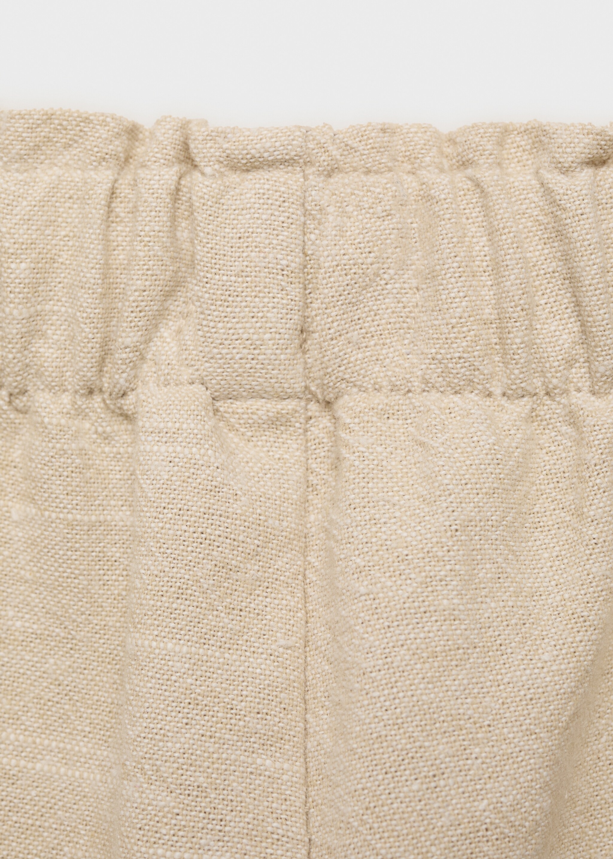 Textured culotte trousers - Details of the article 0, Light/Pastel Grey. Ref: 87075937-00.