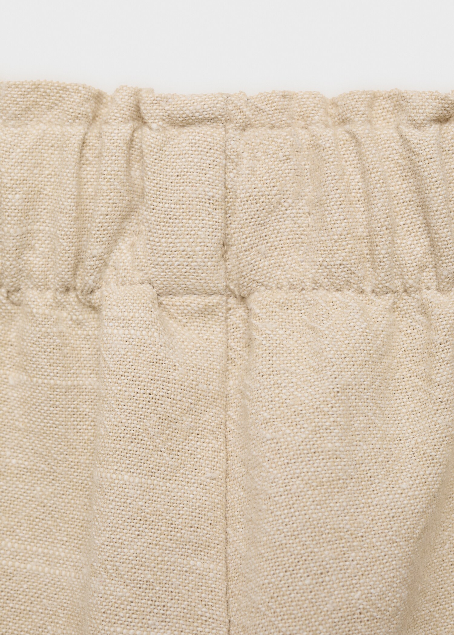 Textured culotte trousers - Details of the article 0