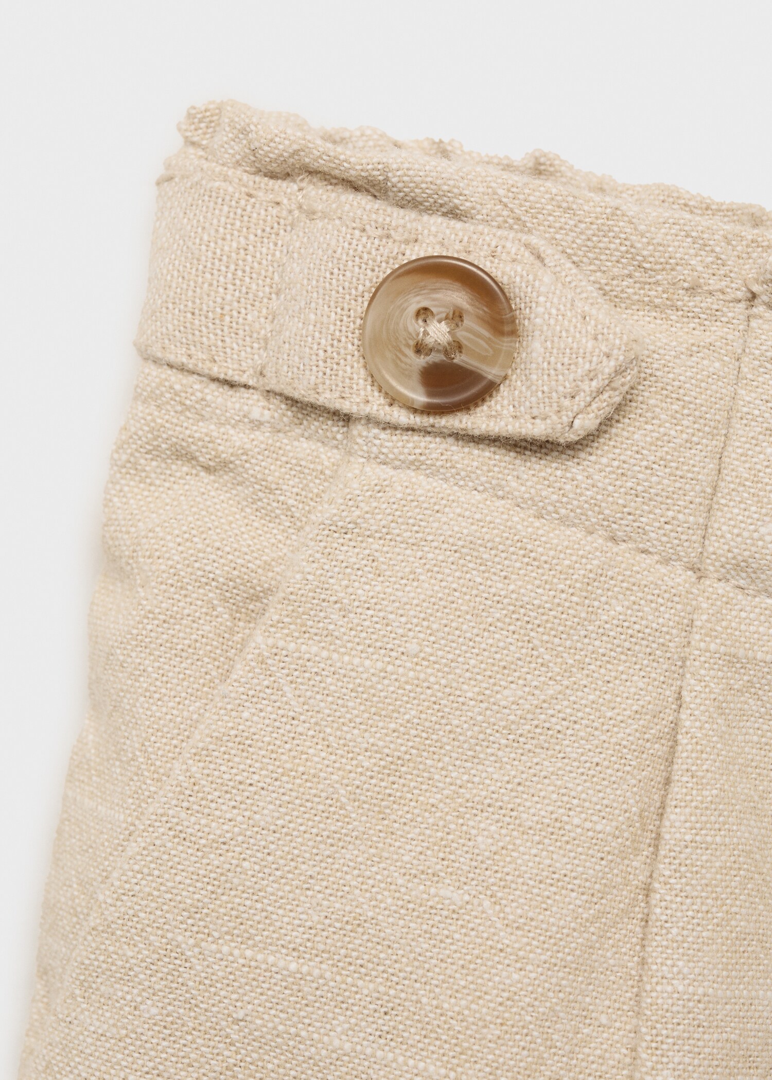 Textured culotte trousers - Details of the article 8