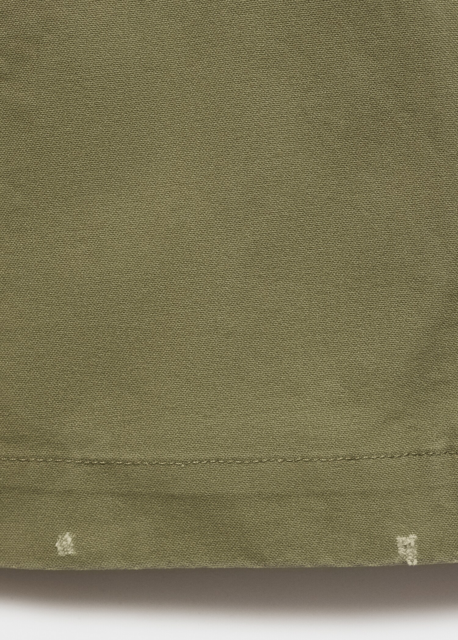 Veste en coton à col contrasté - Détail de l'article 0