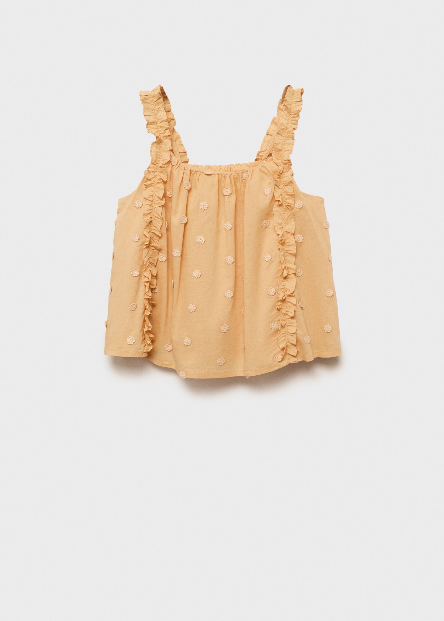 Blouse brodée froncée - Article sans modèle