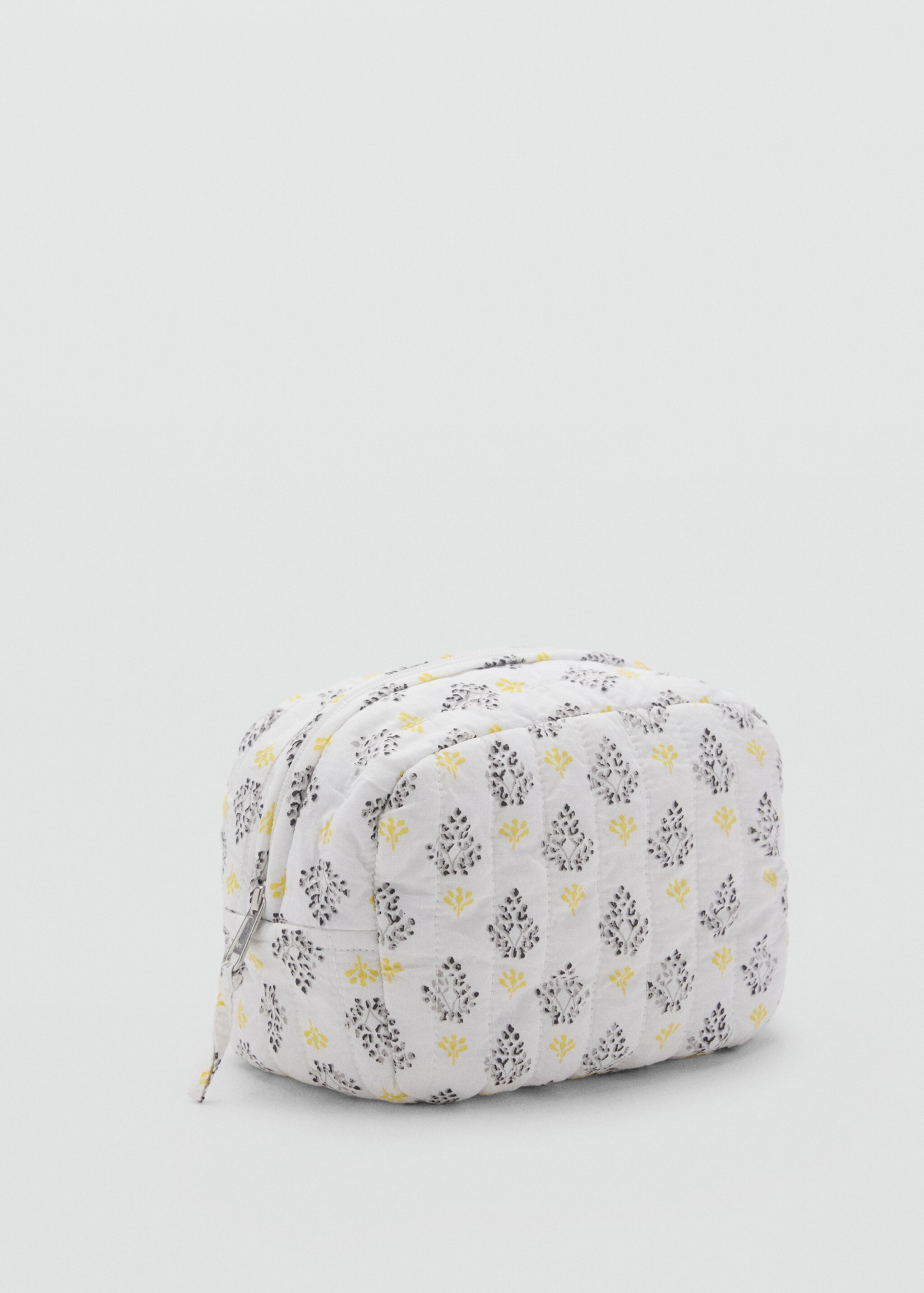 Quilted cosmetic bag - Medium plane, Yellow. Ref: 87075955-00.